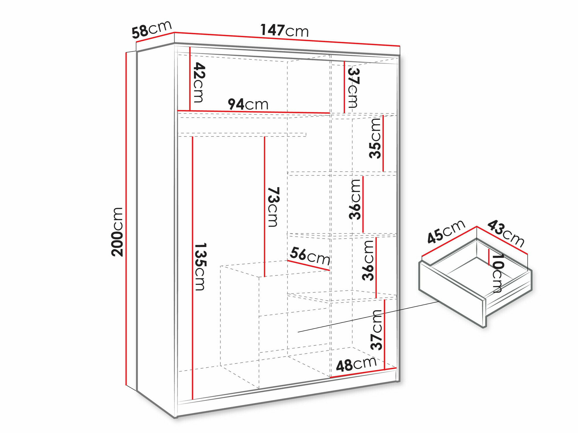 Armario Dortivu IV (Roble wellington)