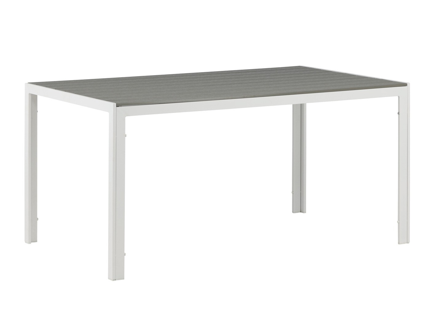 Mesa para exterior Dallas 2712 (Gris + Blanco)