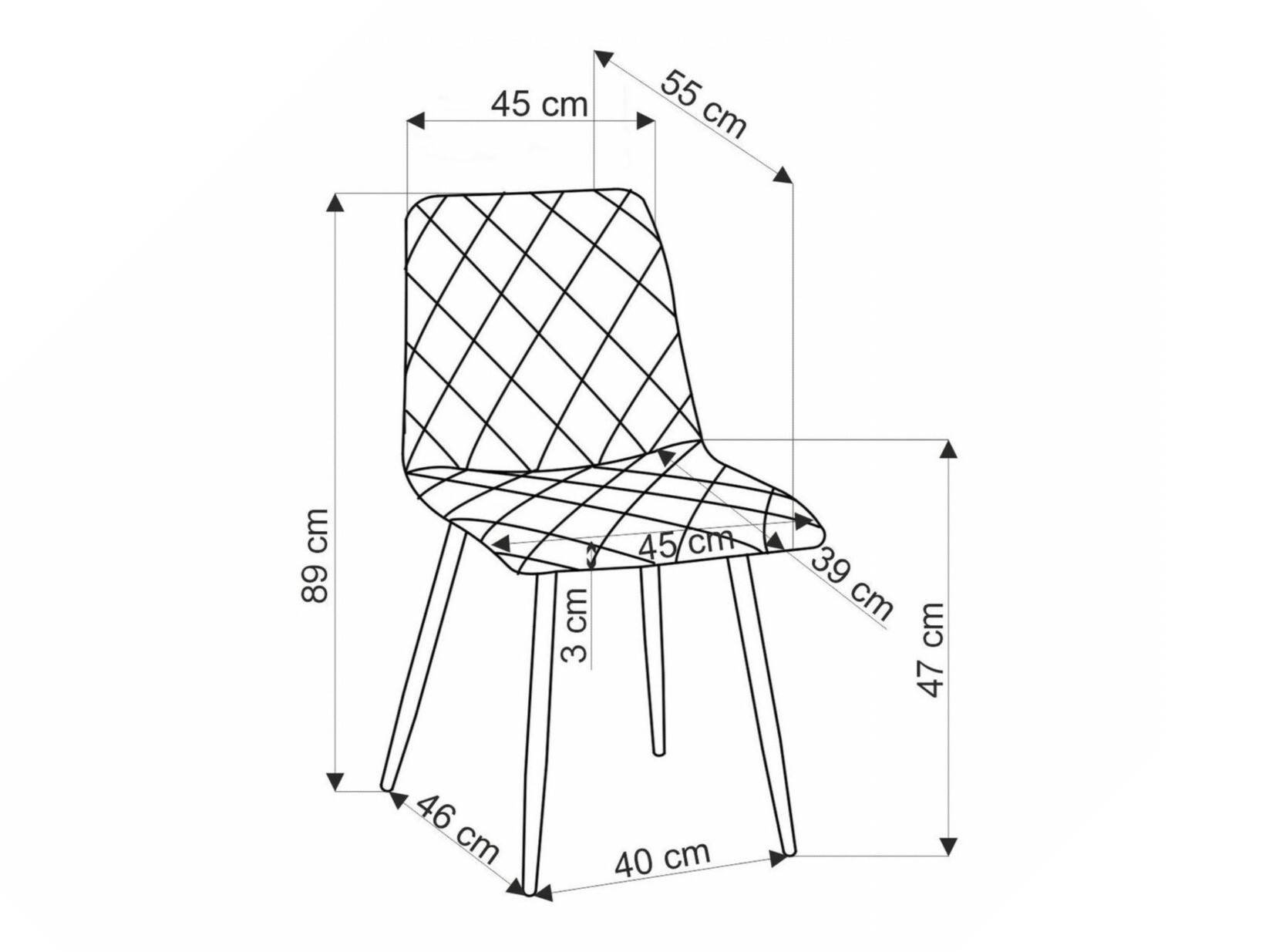 Silla Houston 1731 (Verde + Negro)