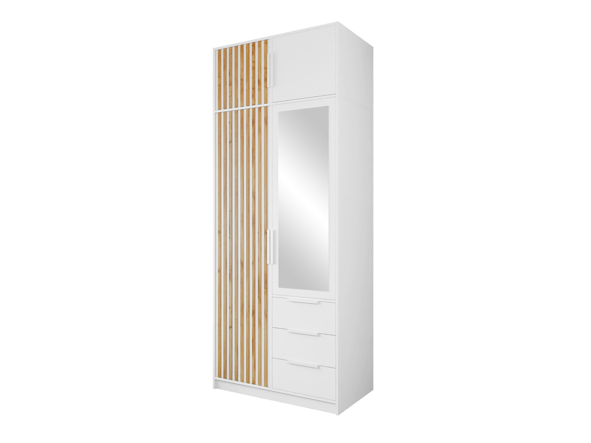 Armario Collis (Blanco + Roble wotan)