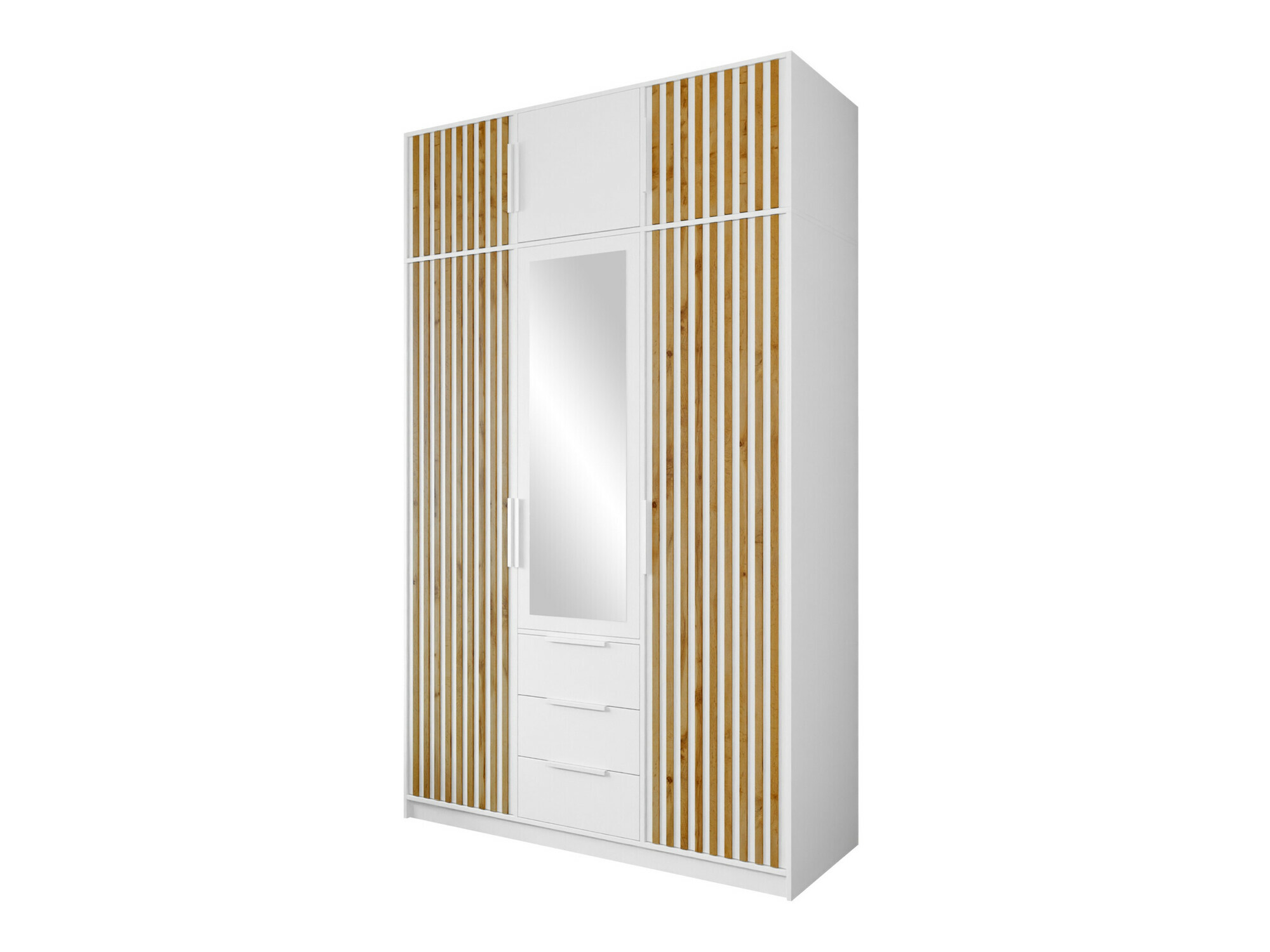 Armario Collis I (Blanco + Roble wotan)