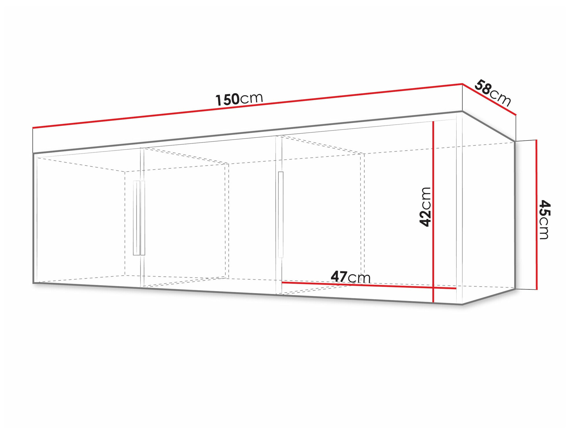 Armario Enolevo 106 (Blanco + Roble wotan)