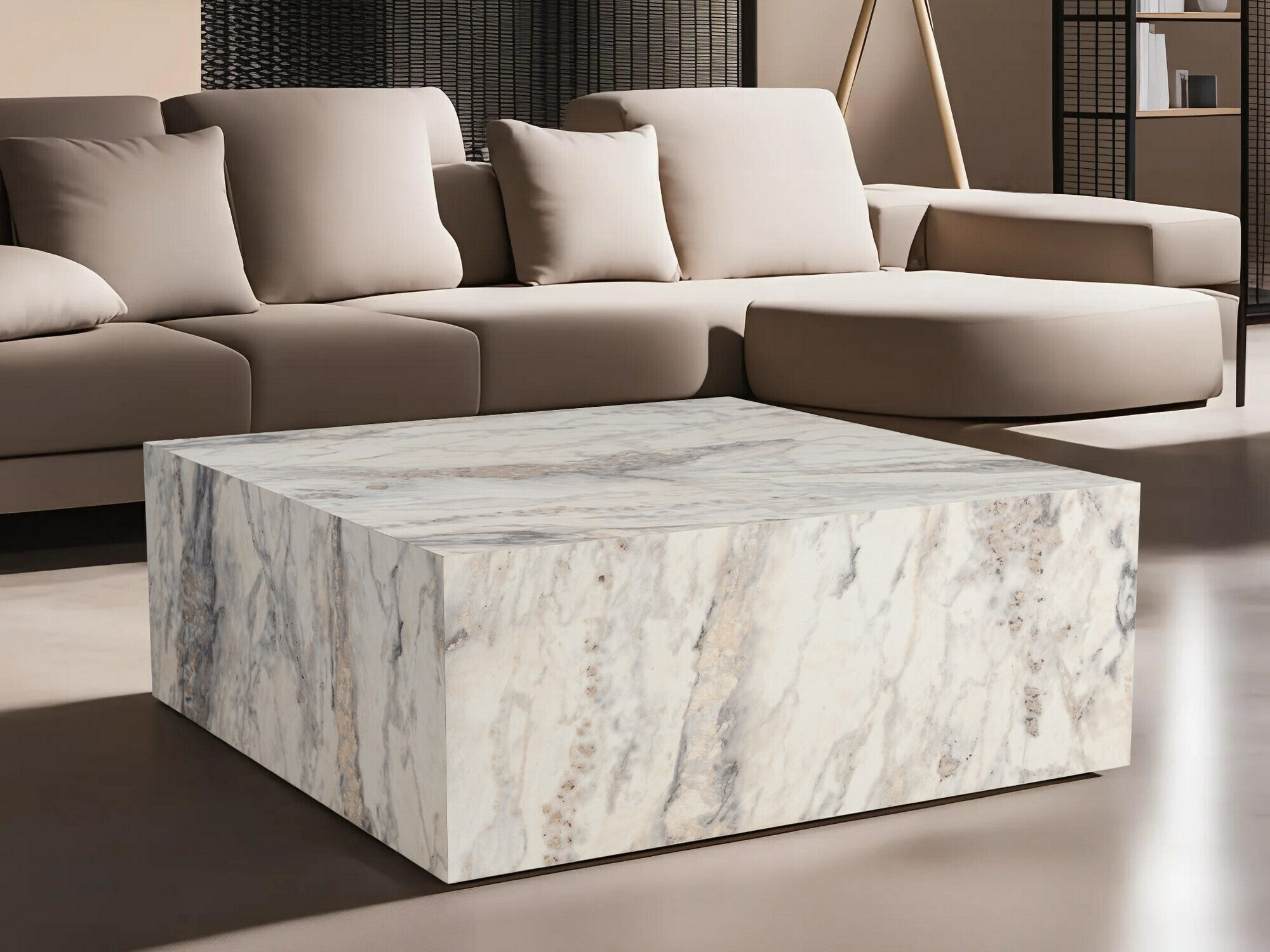 Mesa de centro Novato 160 (Mármol blanco)