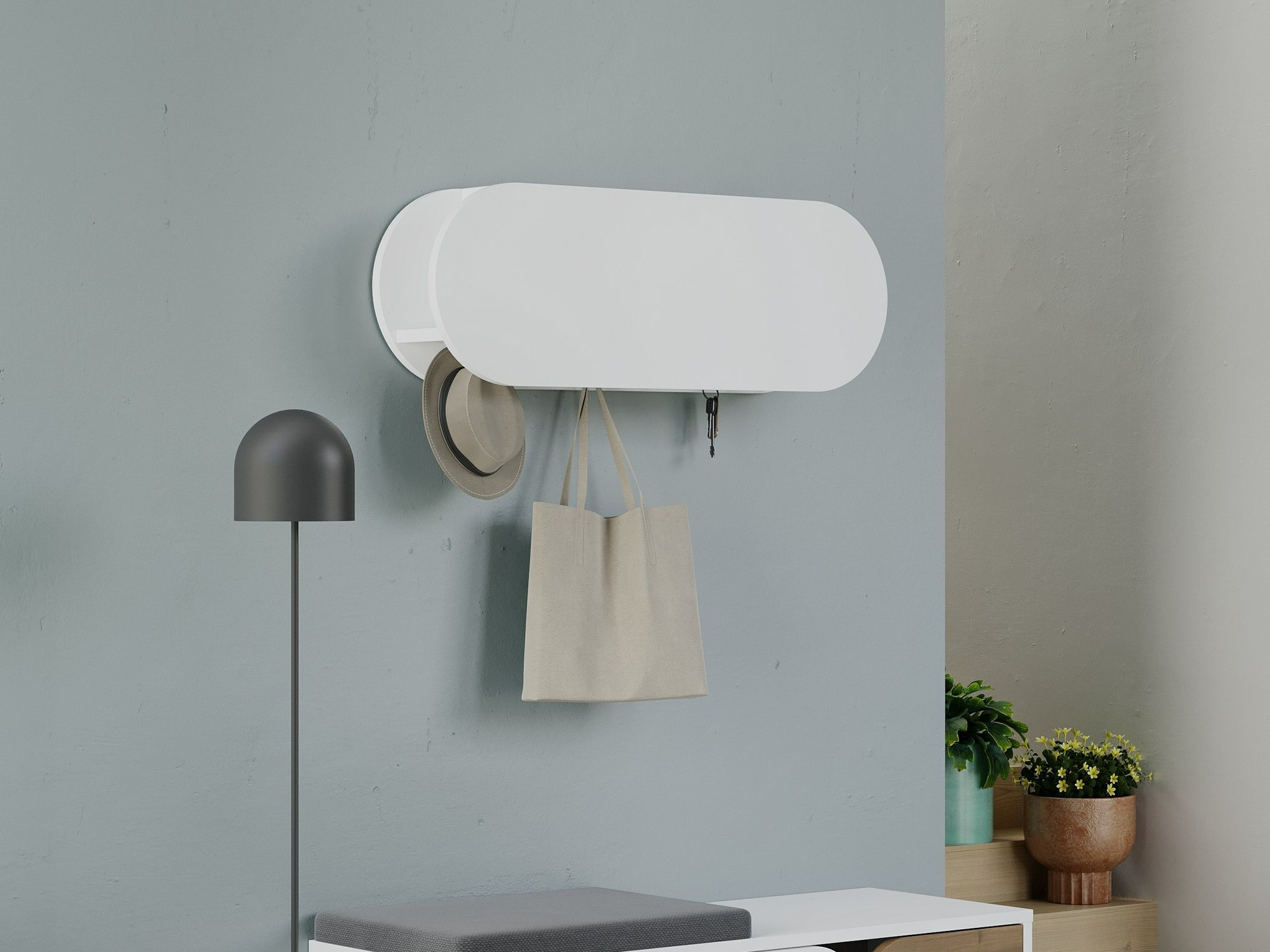 Perchero Kailua 2144 (Blanco)