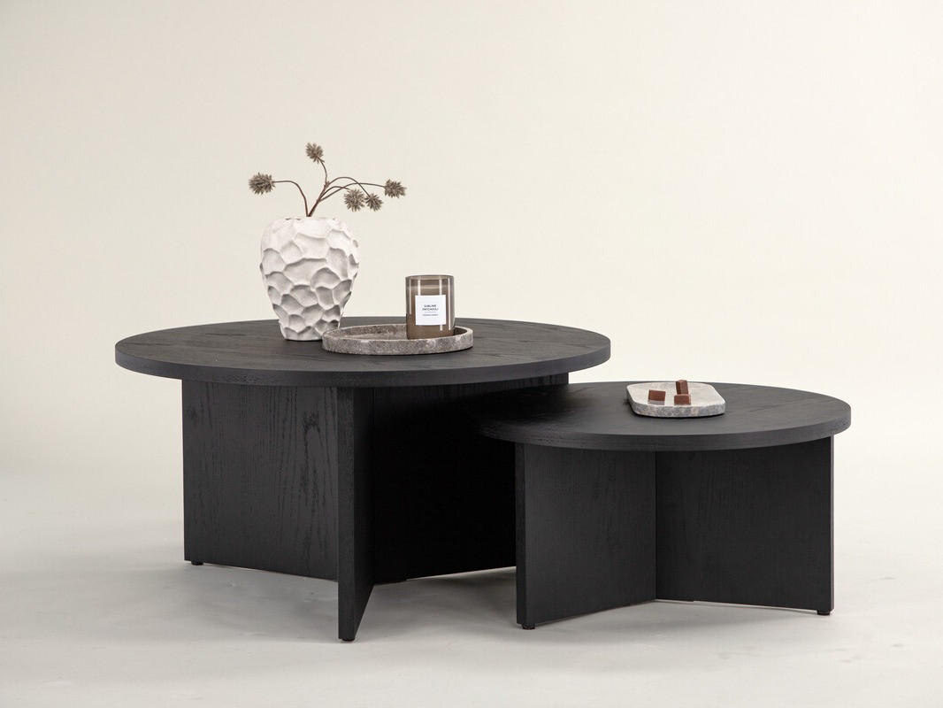 Conjunto mesa de centro Dallas 4475 (Negro)