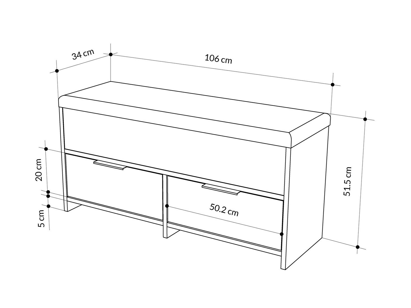Zapatero Kailua 2149 (Madera oscura)