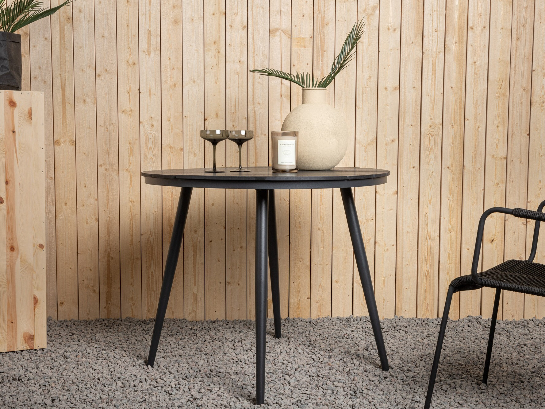 Mesa para exterior Dallas 2463 (Negro)