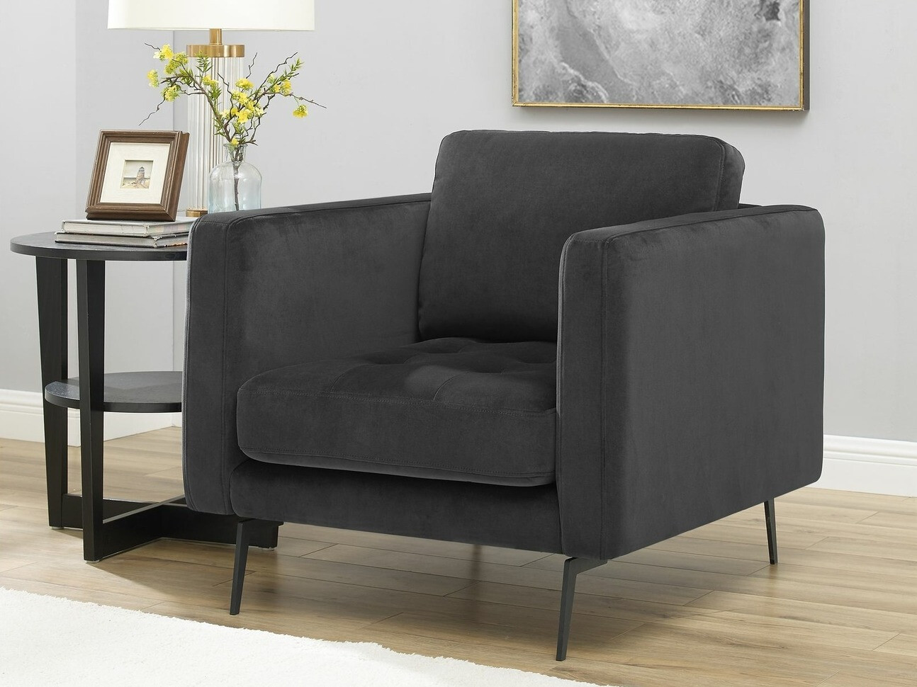 Sillón Irving 107 (Gris oscuro)
