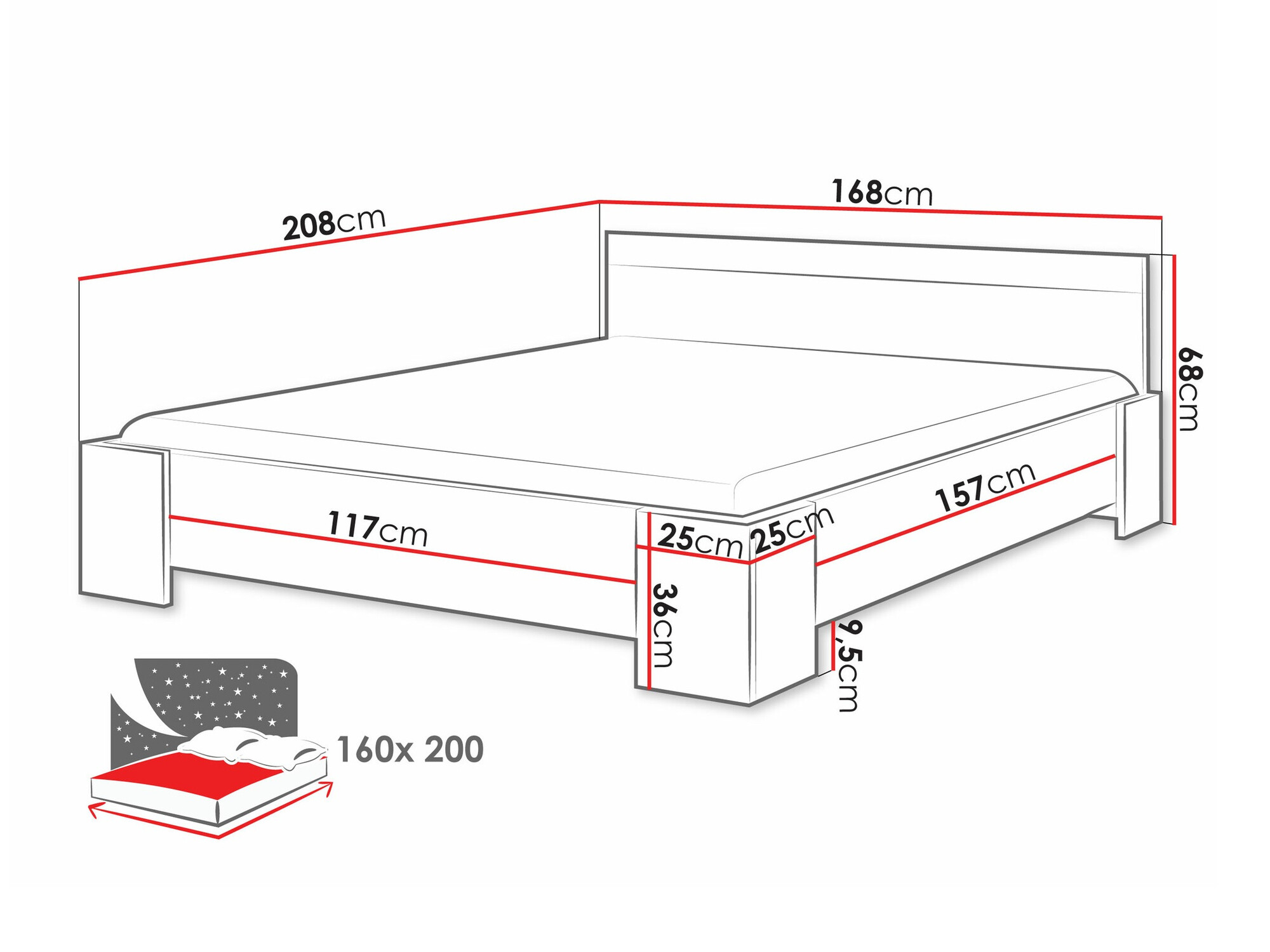 Cama Comfivo Ruvlare 109