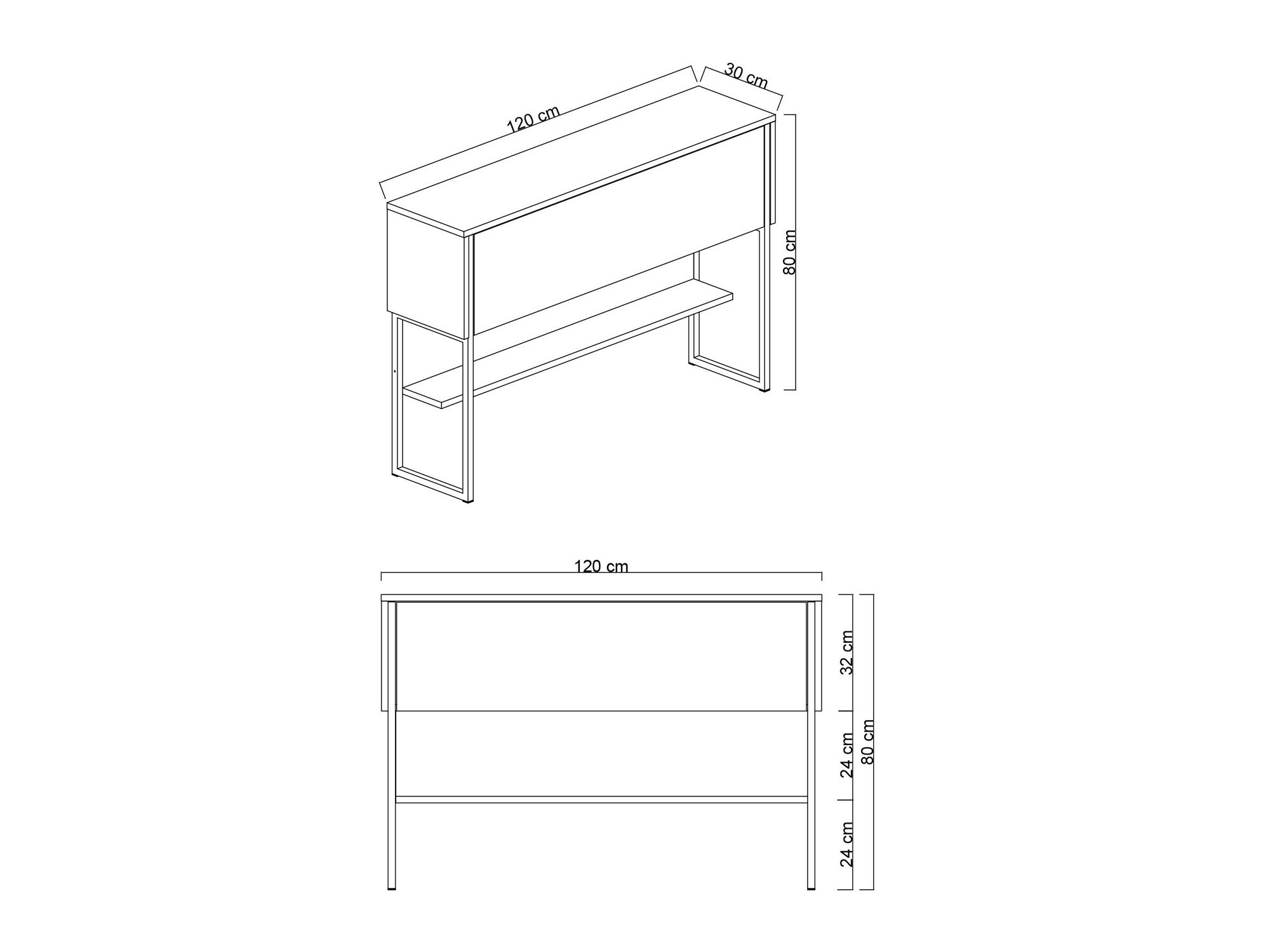 Consola Kailua Z120 (Antracita)
