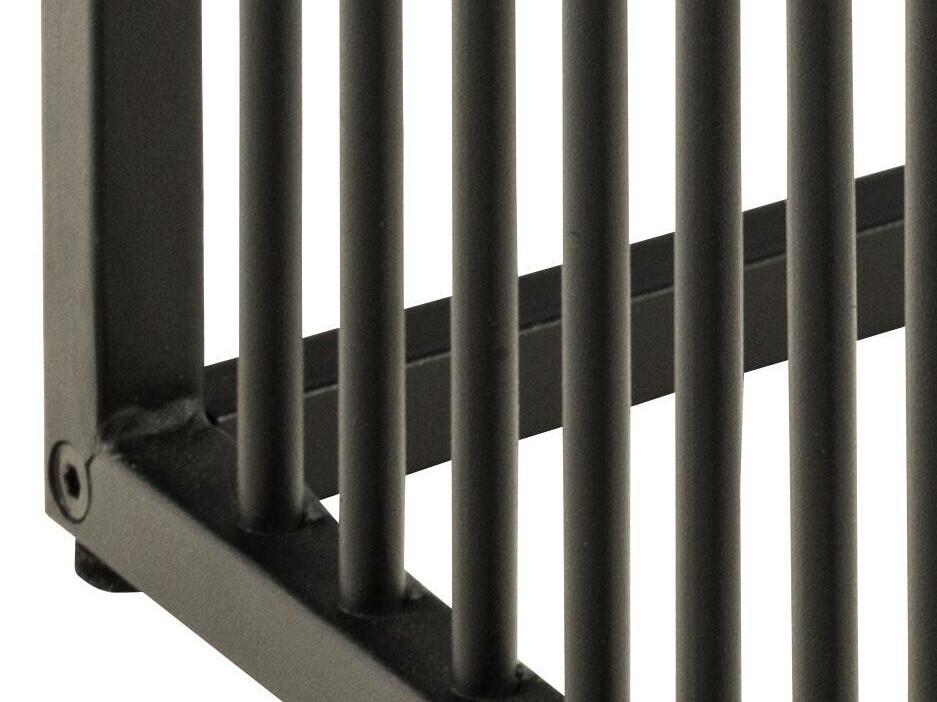 Mesa auxiliar Norsica Livevai 102 (Mármol negro + Negro)