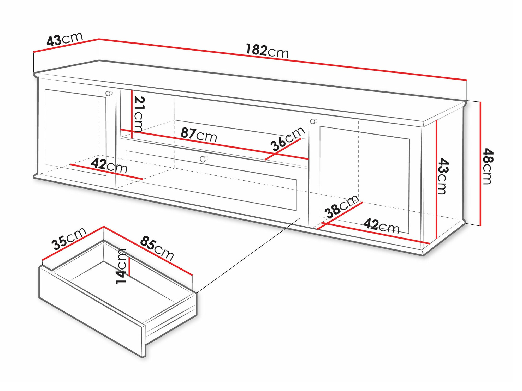 Mueble TV Comfivo Custos