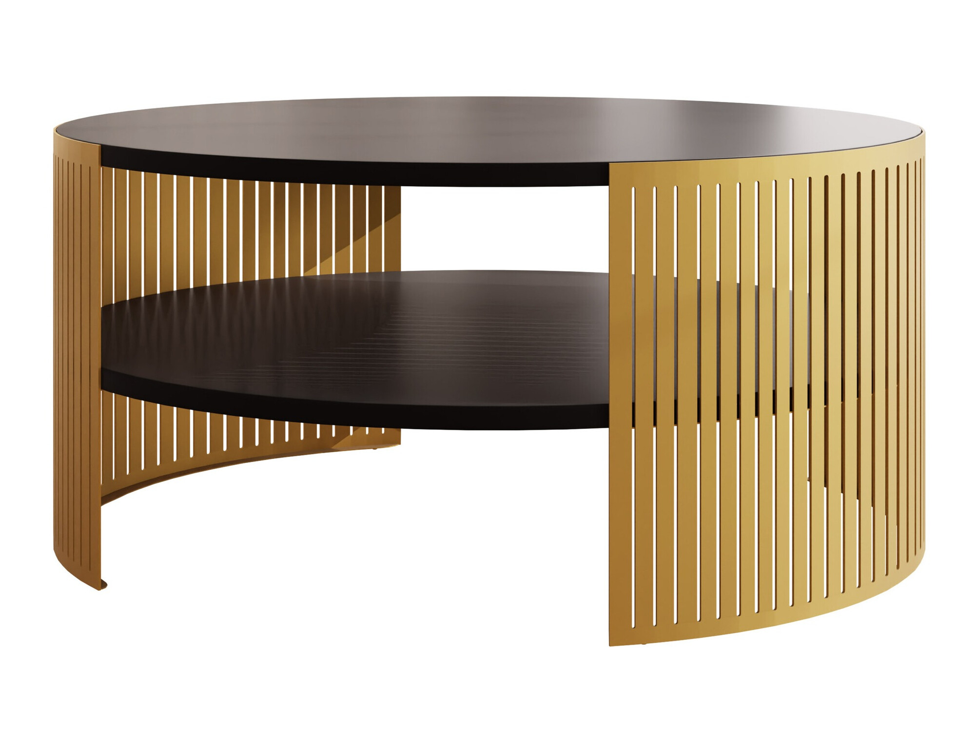 Mesa de centro Evanola 101 (Dorado + Negro)