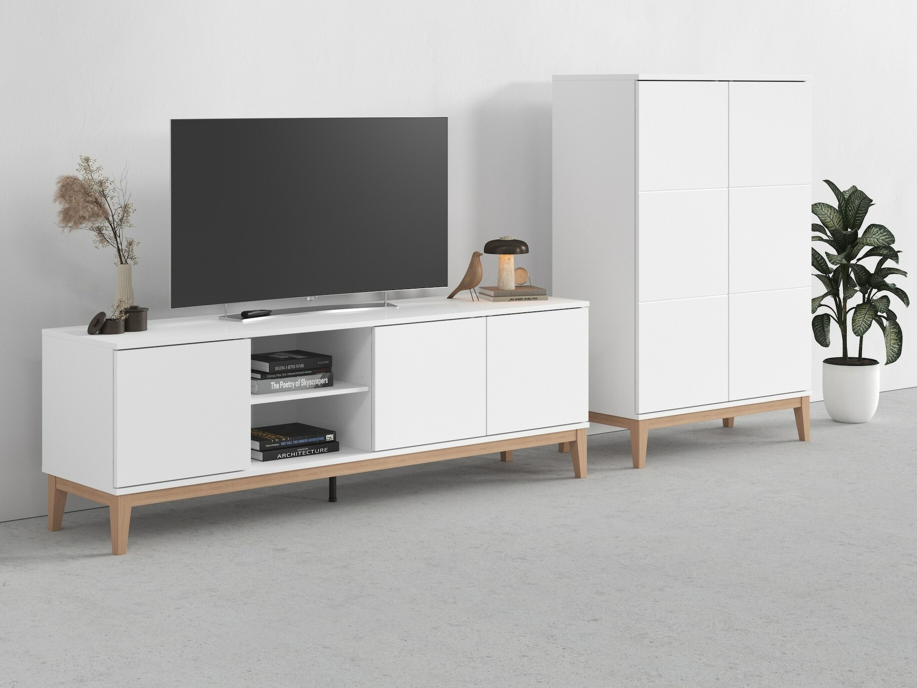 Aparador Felmelo 105 (Blanco)
