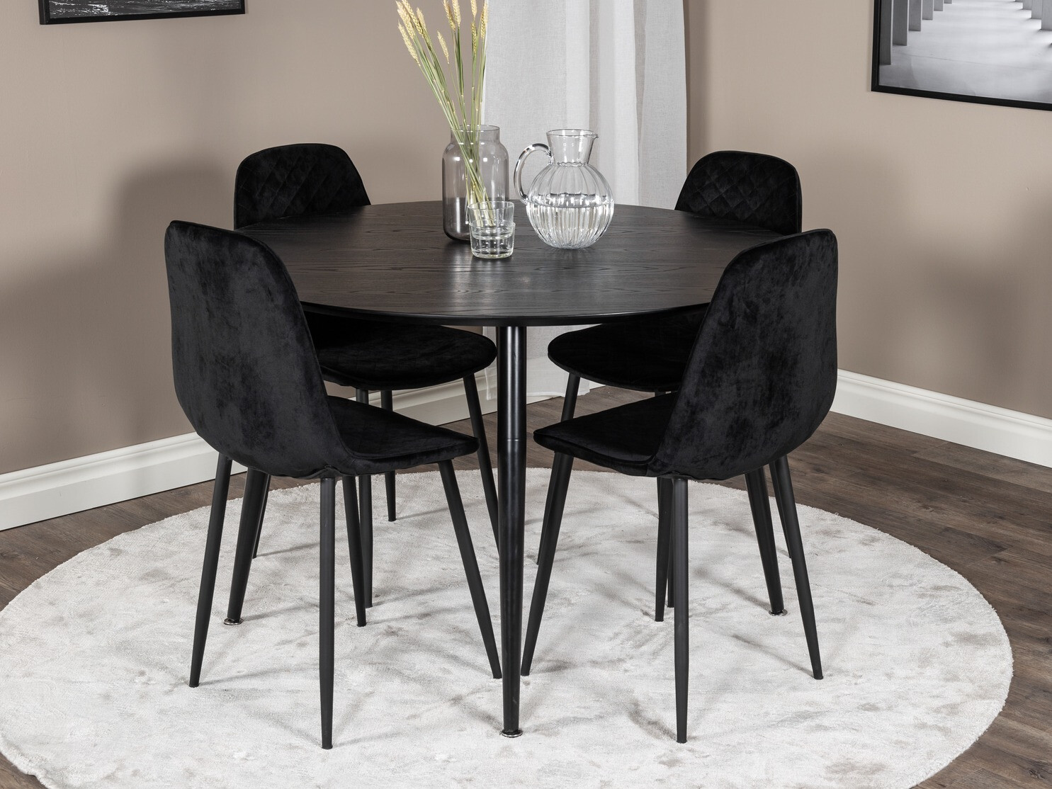 Conjunto de mesas y sillas para comedor Dallas 1875