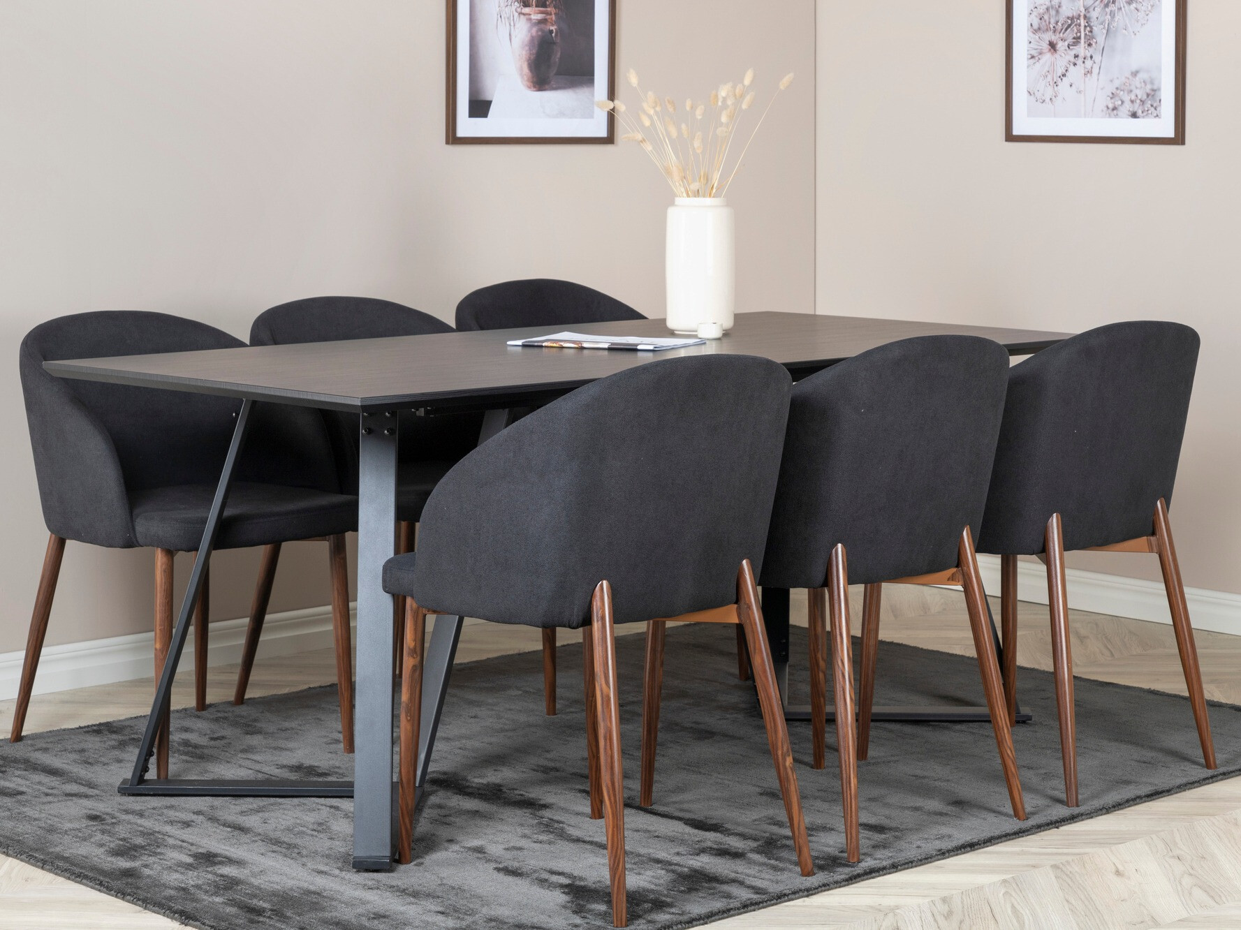 Conjunto de mesas y sillas para comedor Dallas 1963