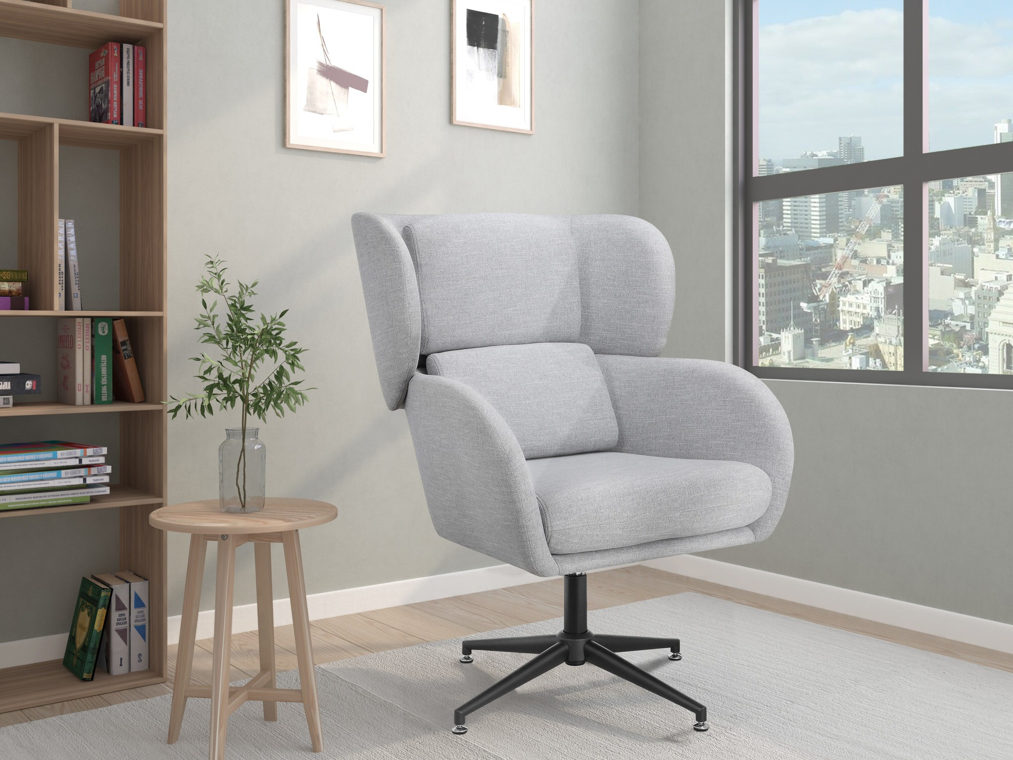 Sillón Denton 1333 (Gris claro)