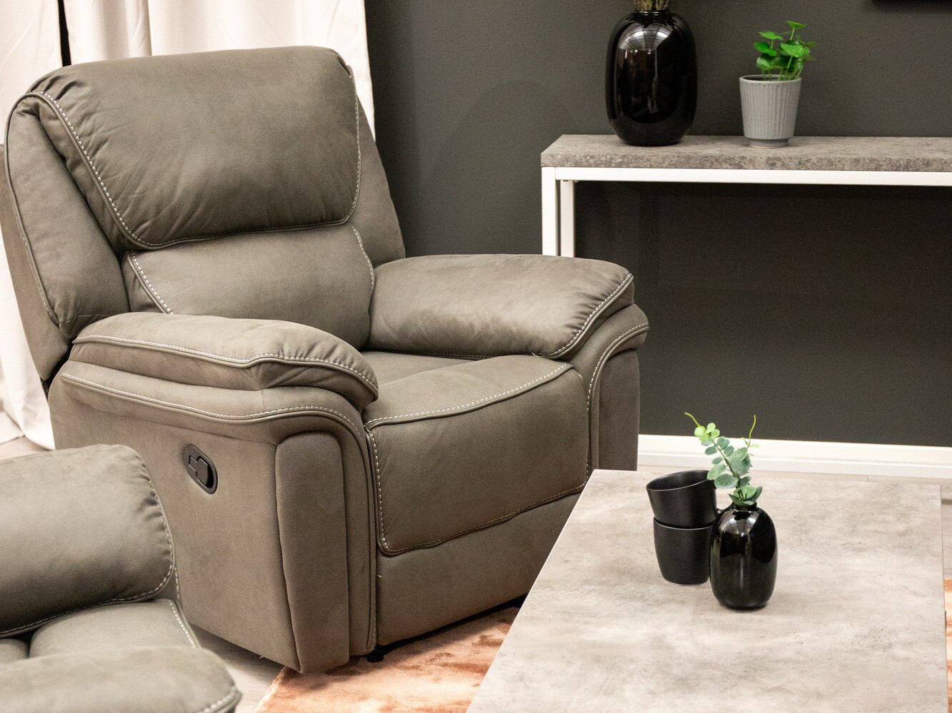 Sillón reclinable Dallas 4725 (Gris)