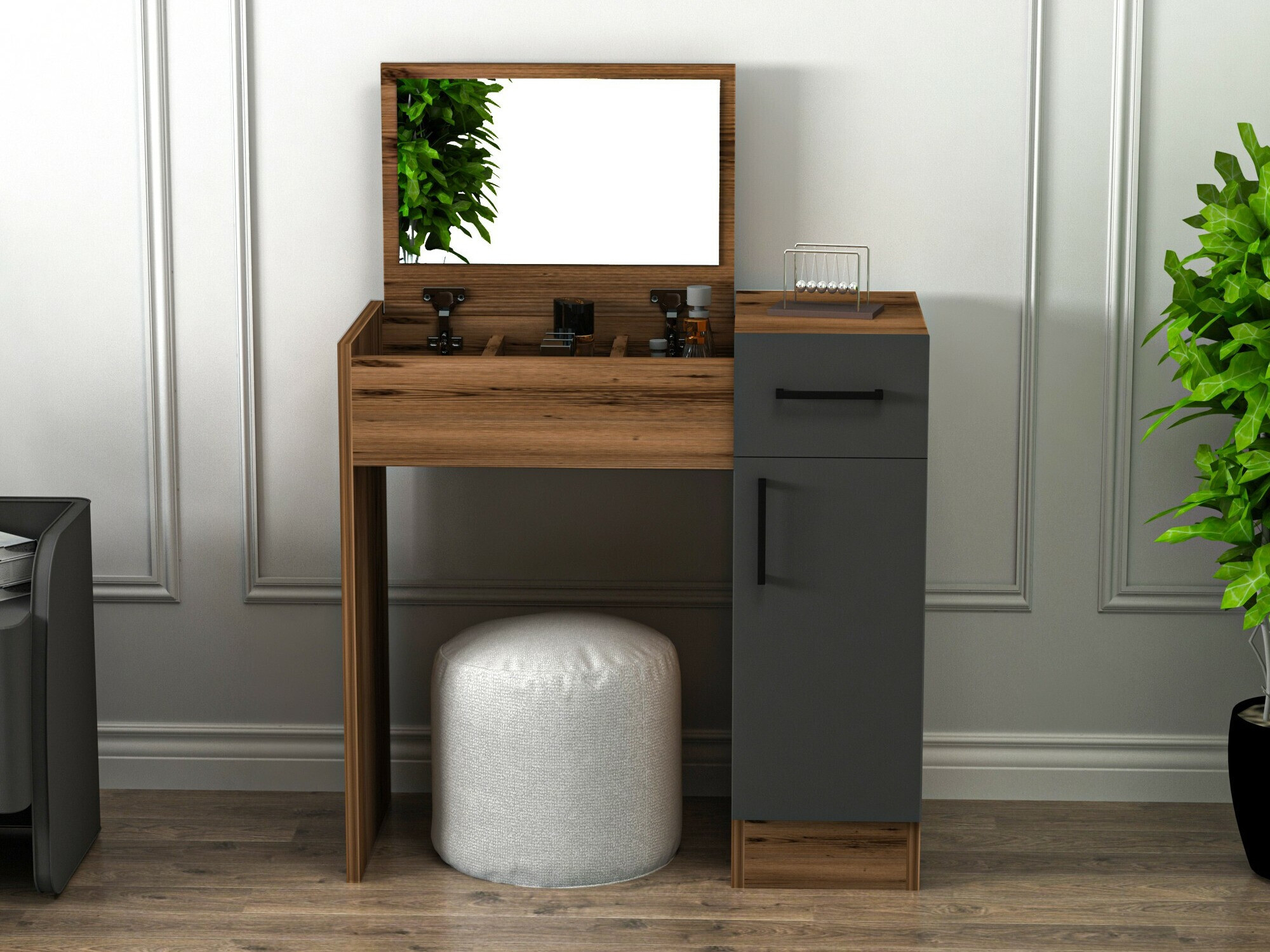 Tocador Kailua 2162 (Antracita + Nogal)