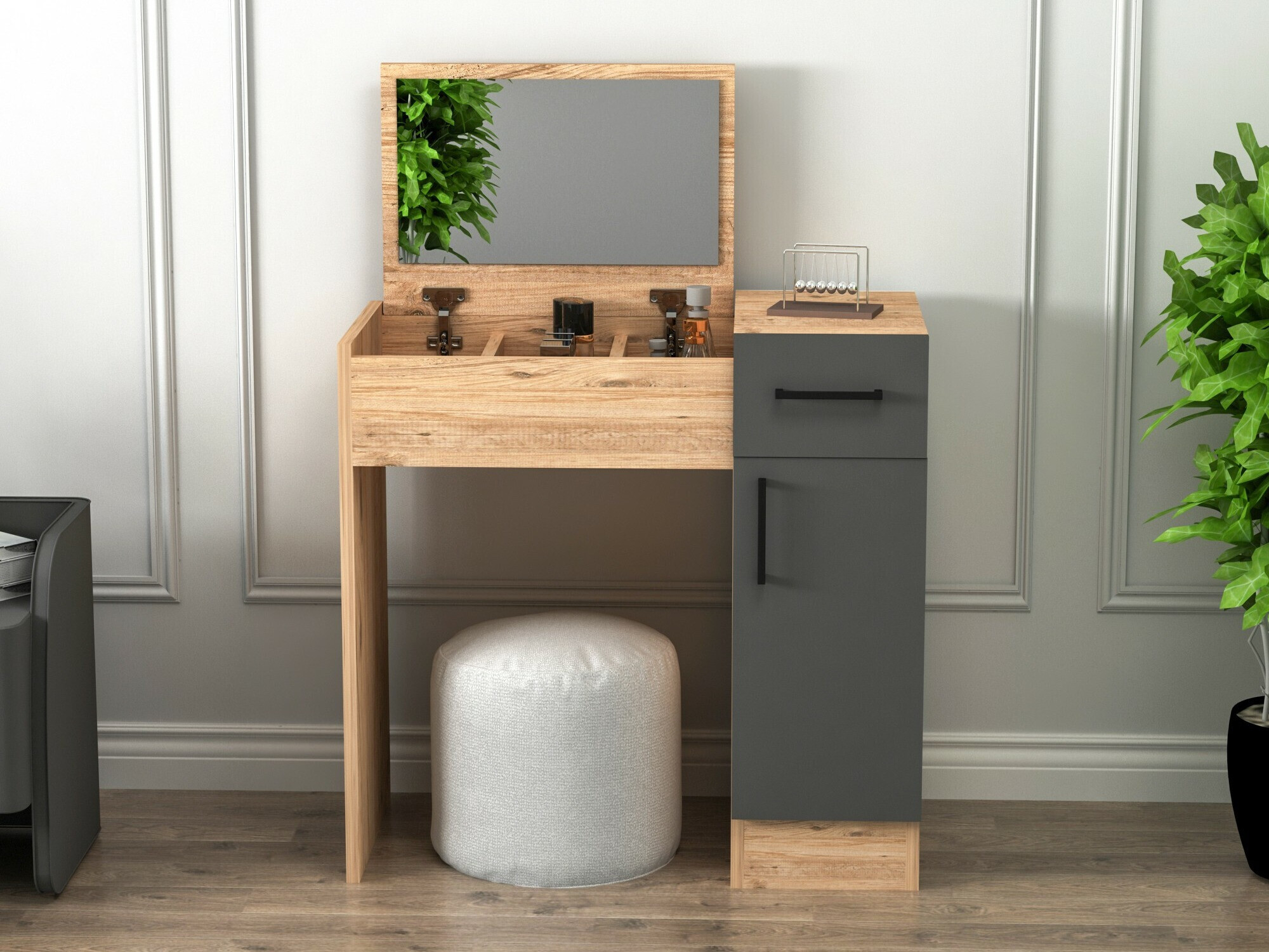 Tocador Kailua 2162 (Antracita + Pino)