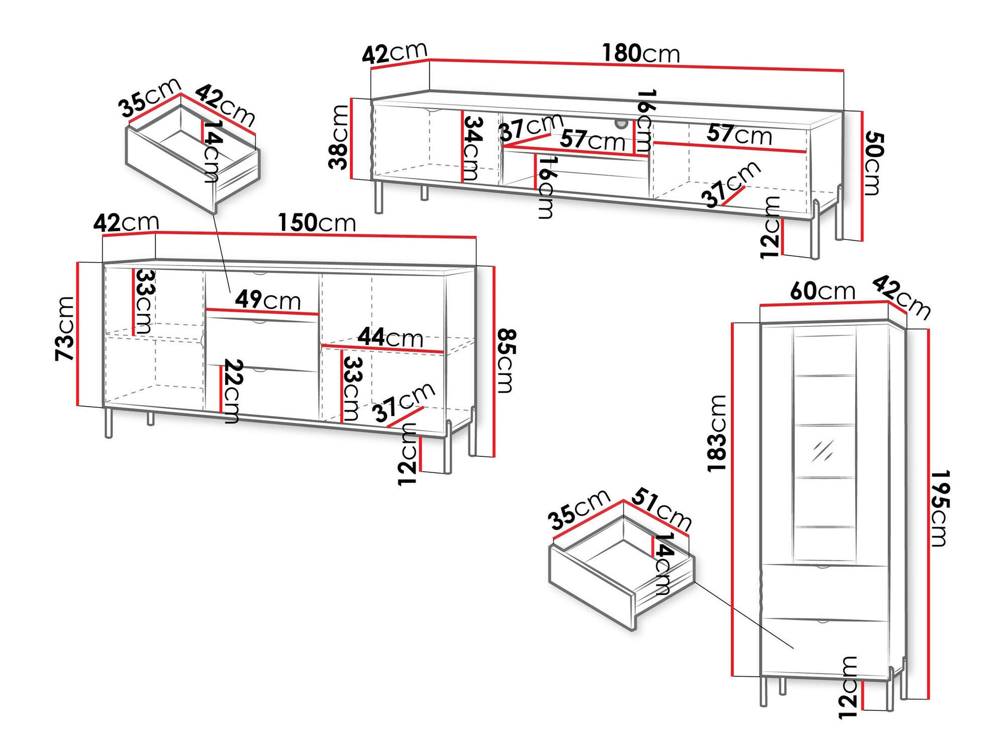 Conjunto de salón Comfivo Serfero 108