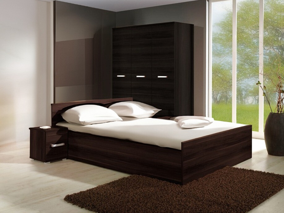 Conjunto de dormitorio Cirevau 142 (Wengué)