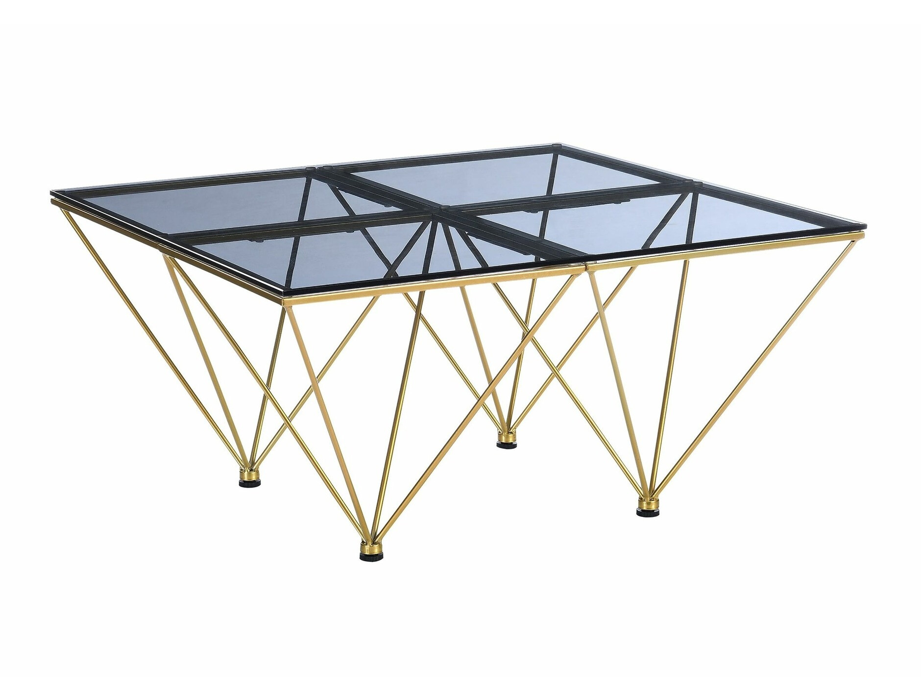 Mesa de centro Riverton 777 (Negro + Dorado)