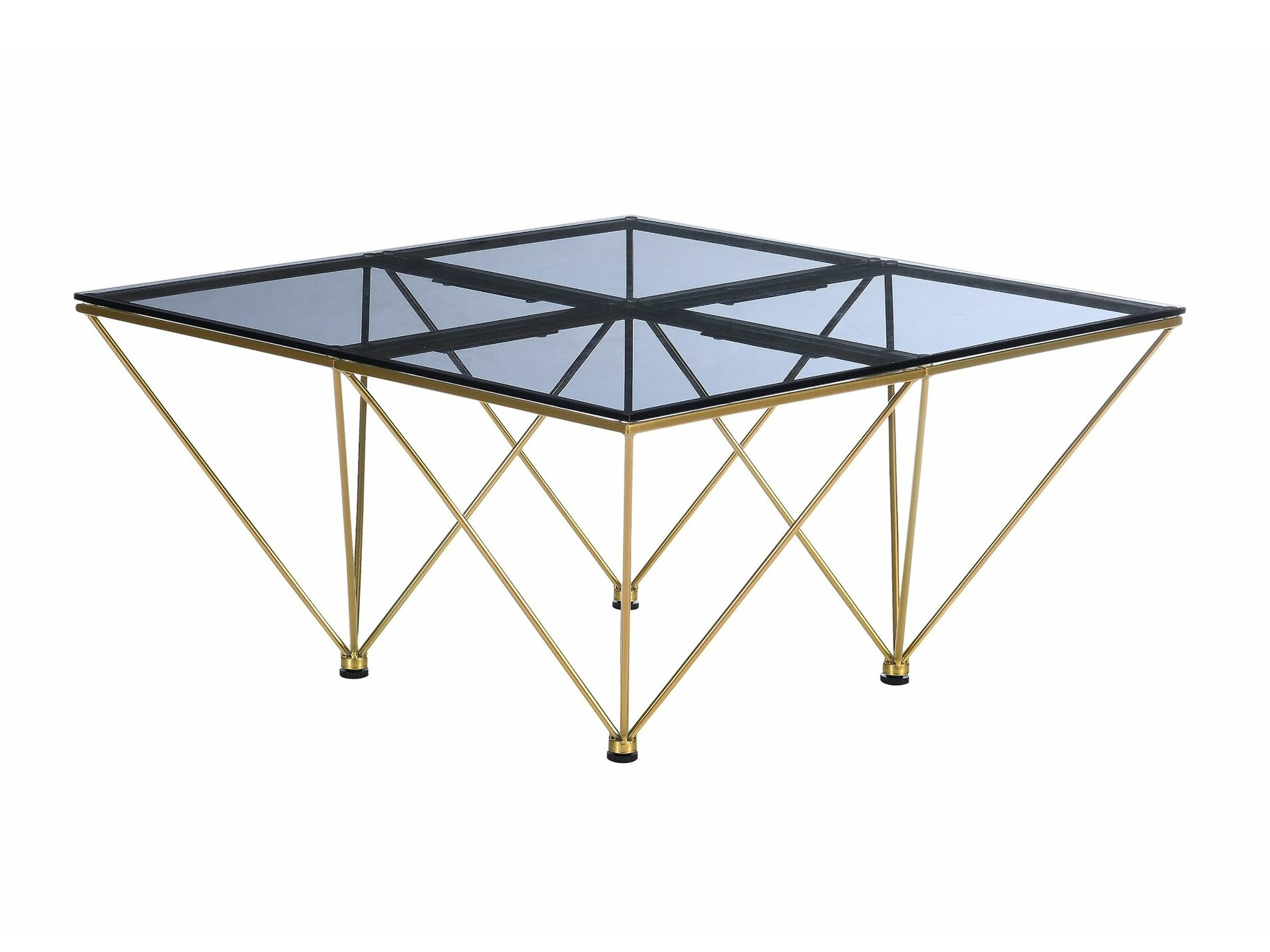 Mesa de centro Riverton 777 (Negro + Dorado)