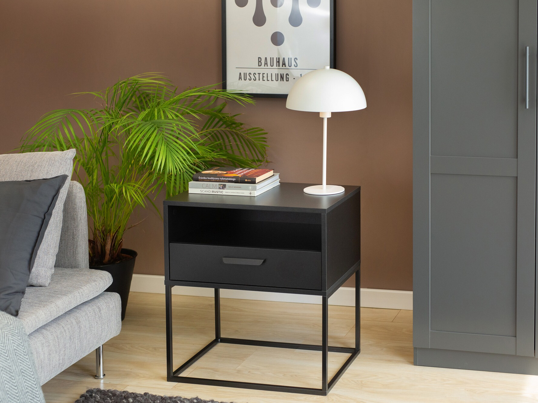 Mesilla de noche Bristol 192 (Antracita)