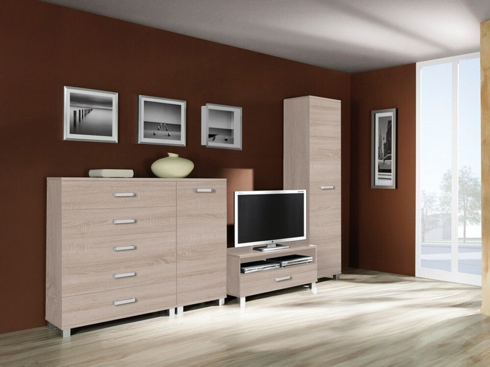 Conjunto de salón Cirevau 145 (Roble Sonoma)