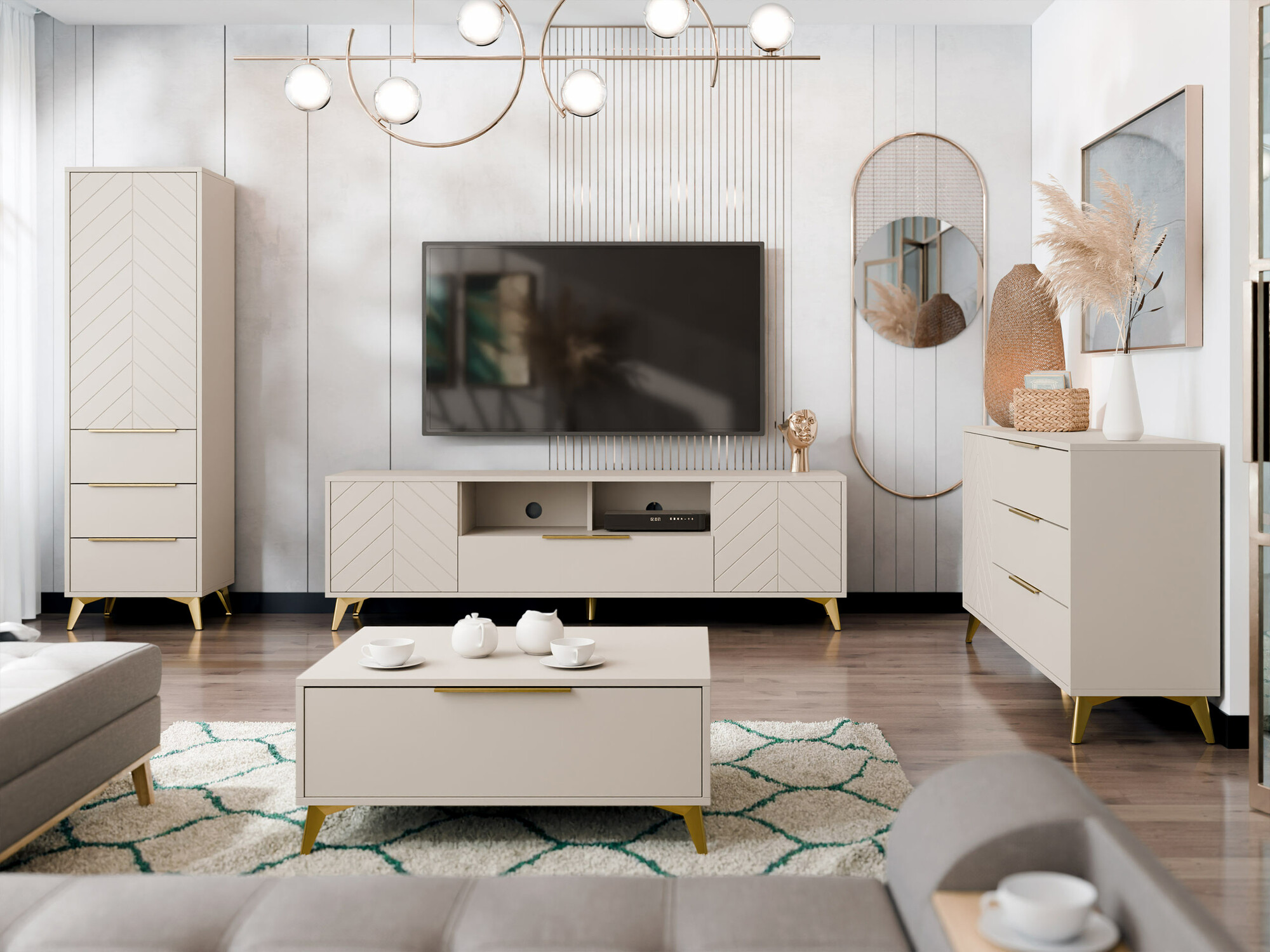 Conjunto de salón Comfivo Citrus