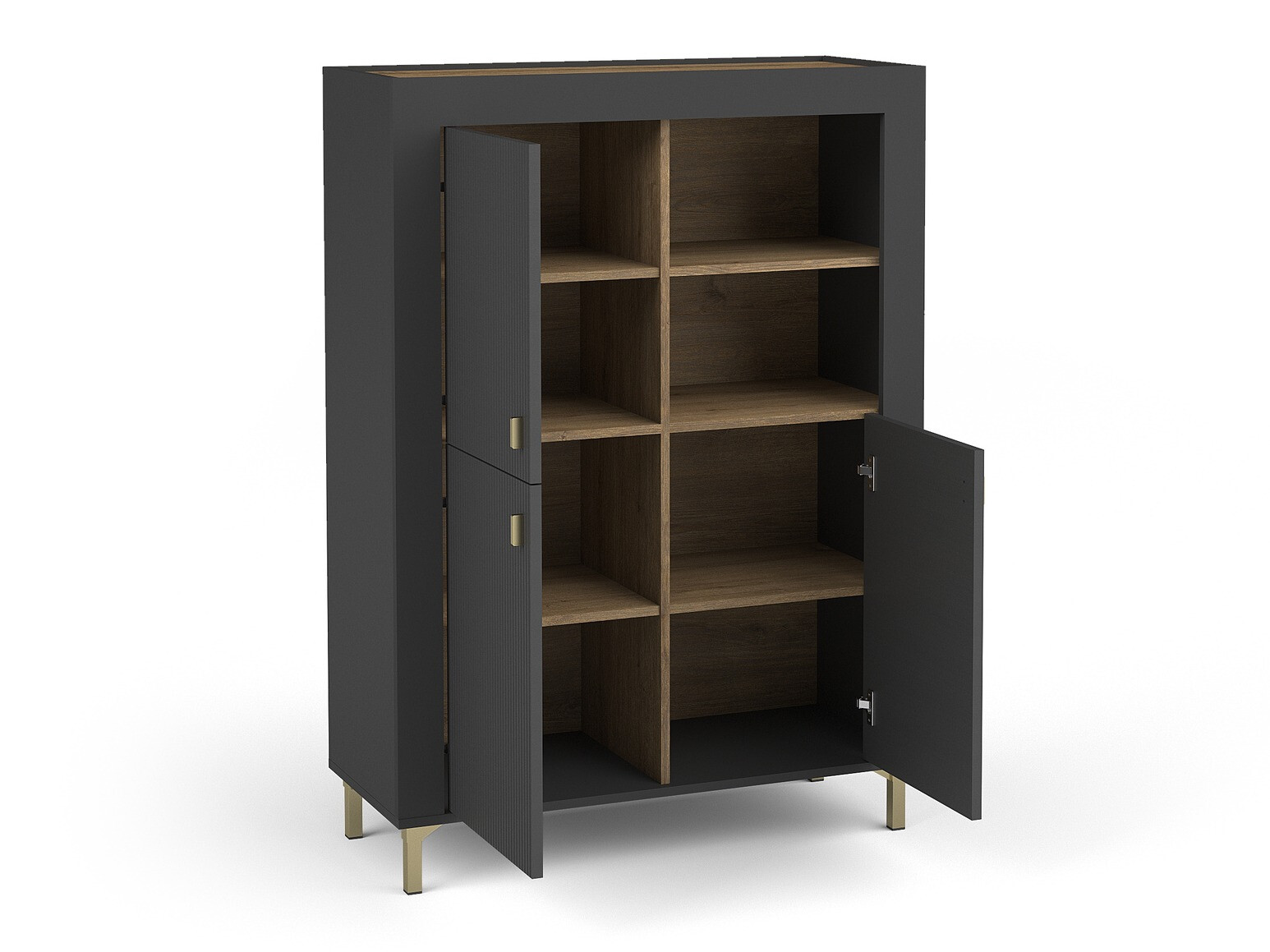 Estantería Mormavu 105 (Negro mate)