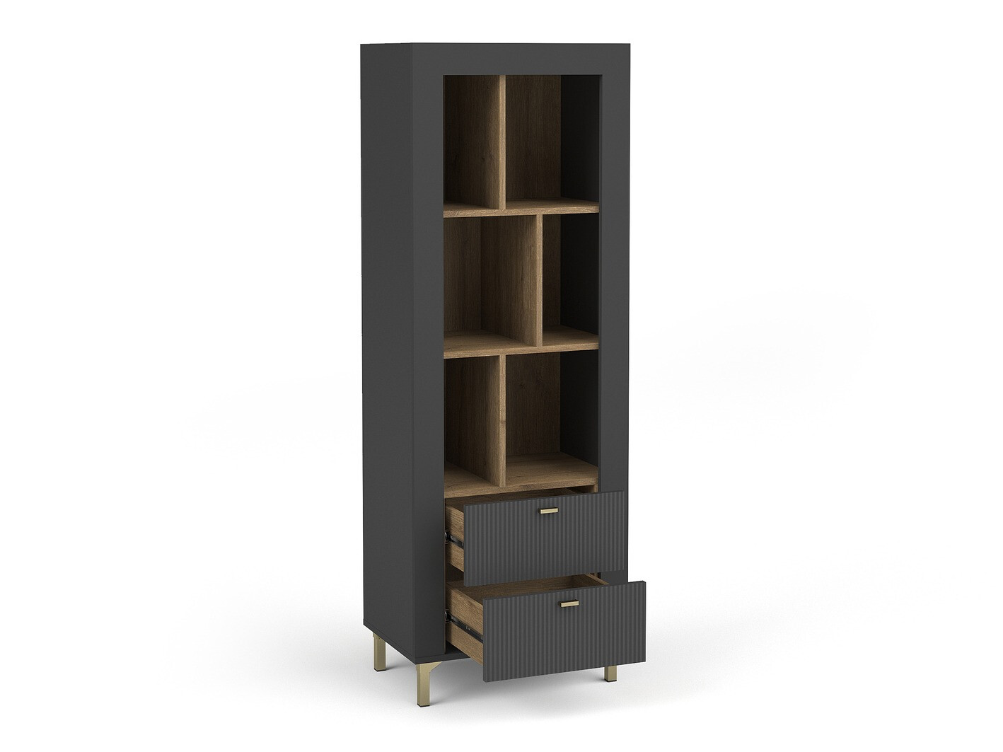 Estantería Mormavu 102 (Negro mate)