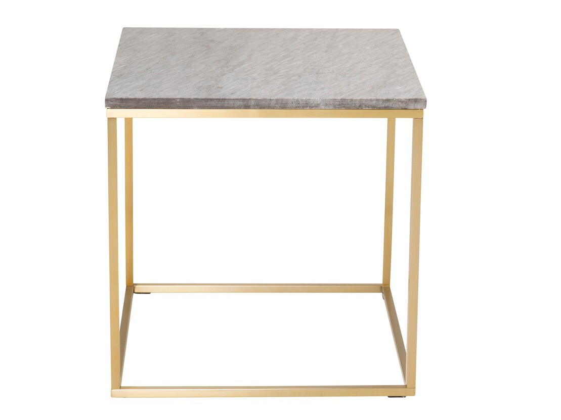 Mesa de centro Dallas 178 (Mármol negro + Latón)