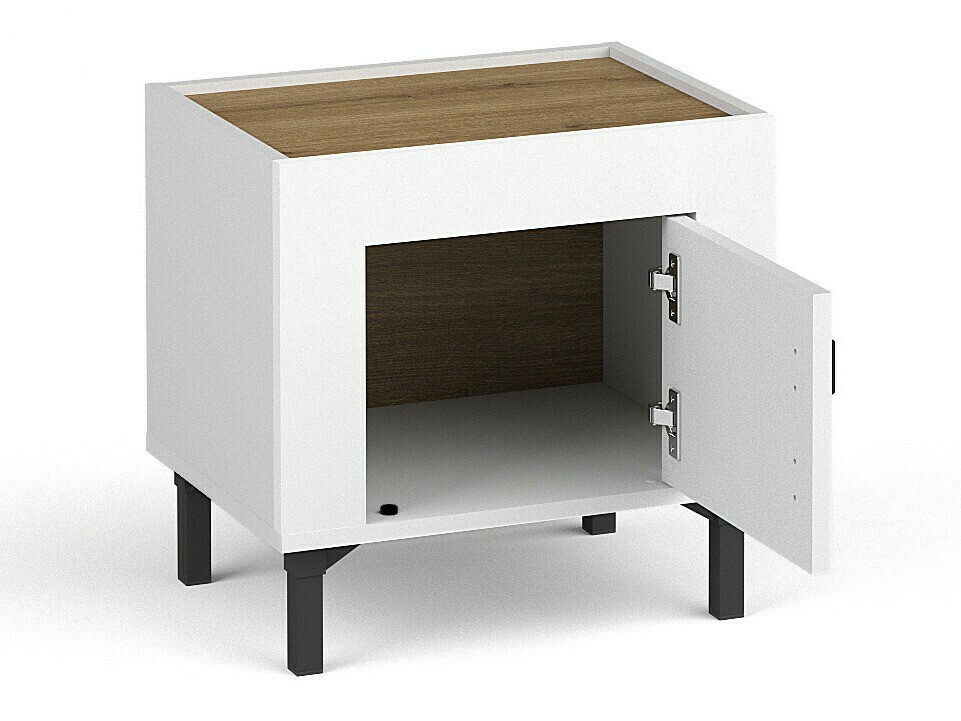 Conjunto de dormitorio Mormavu 112 (Mate blanco + Beige)