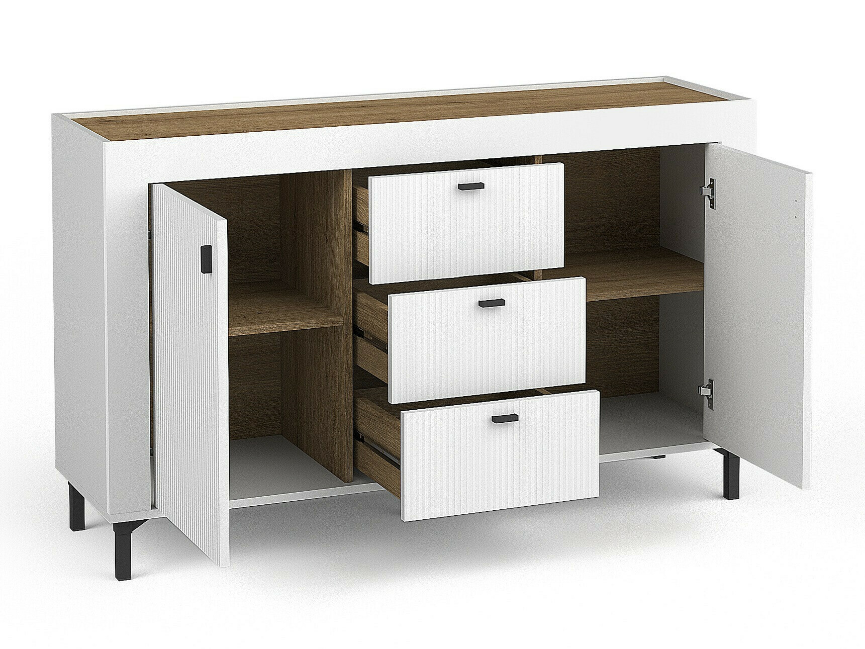 Conjunto de salón Mormavu 114 (Mate blanco)