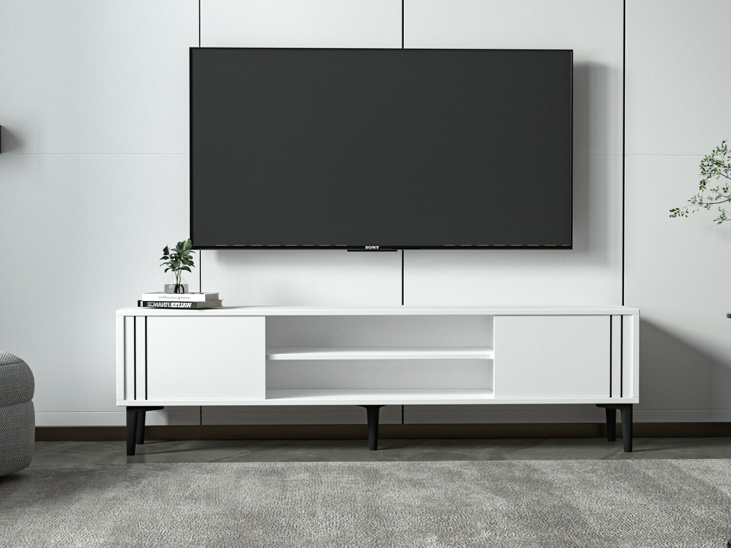 Mueble TV Kailua 2209 (Blanco)