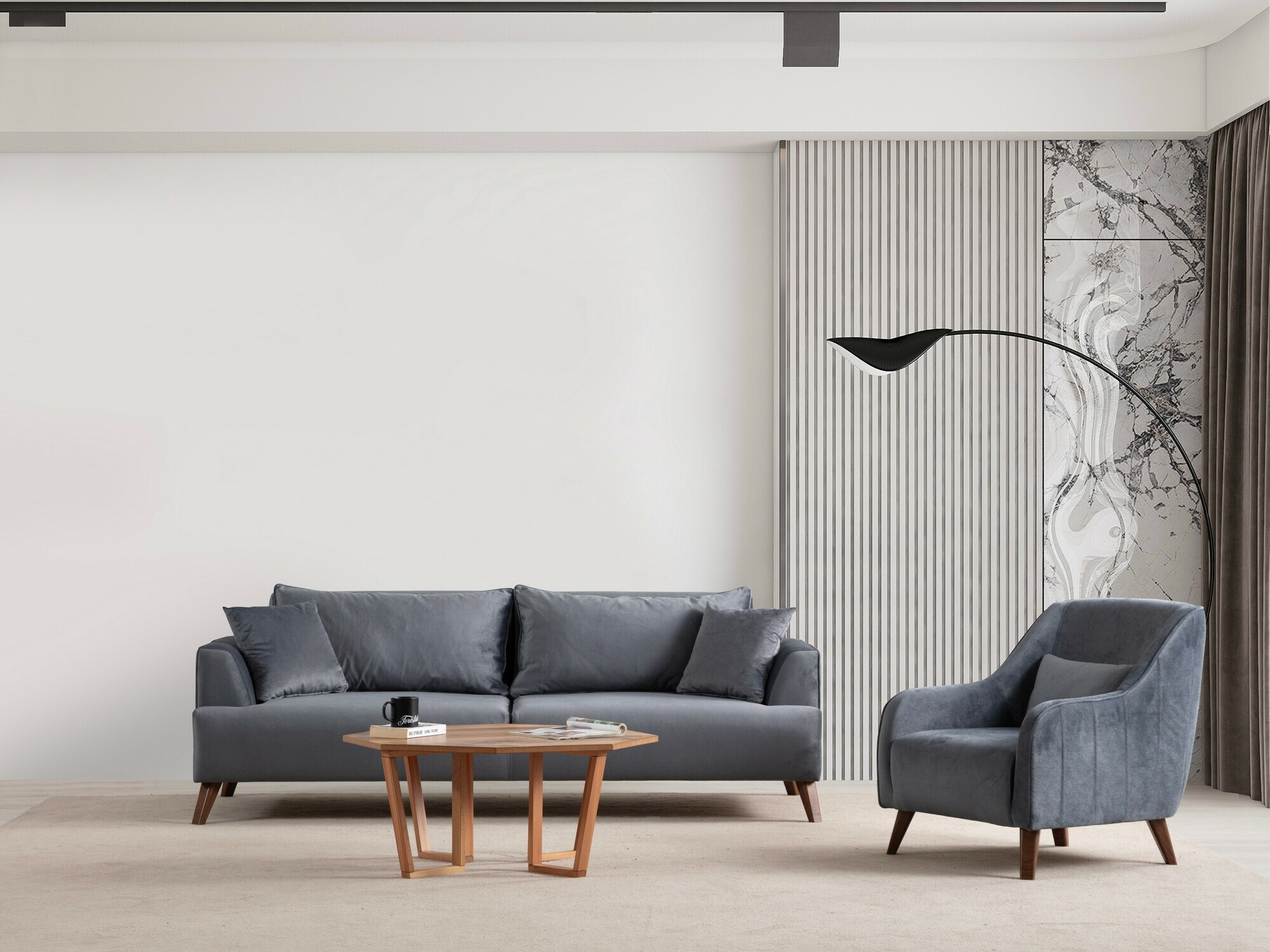 Sillón Altadena 591 (Gris oscuro)