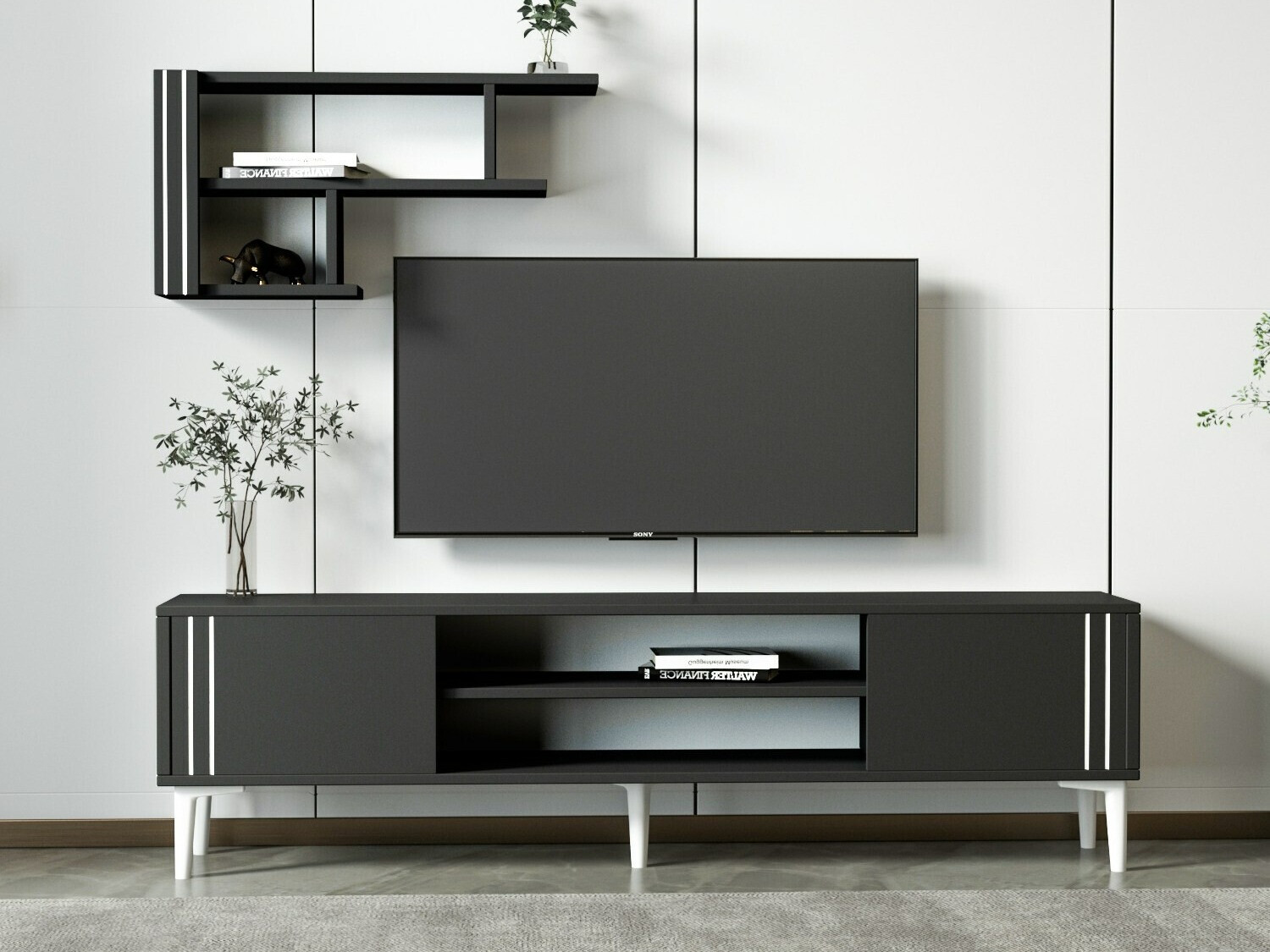 Conjunto de salón Kailua 2211 (Antracita)