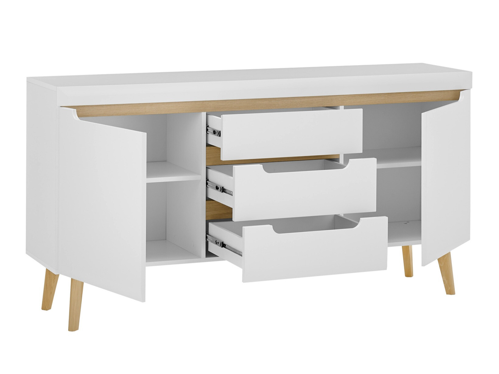 Cómoda Vircava 105 (Blanco)