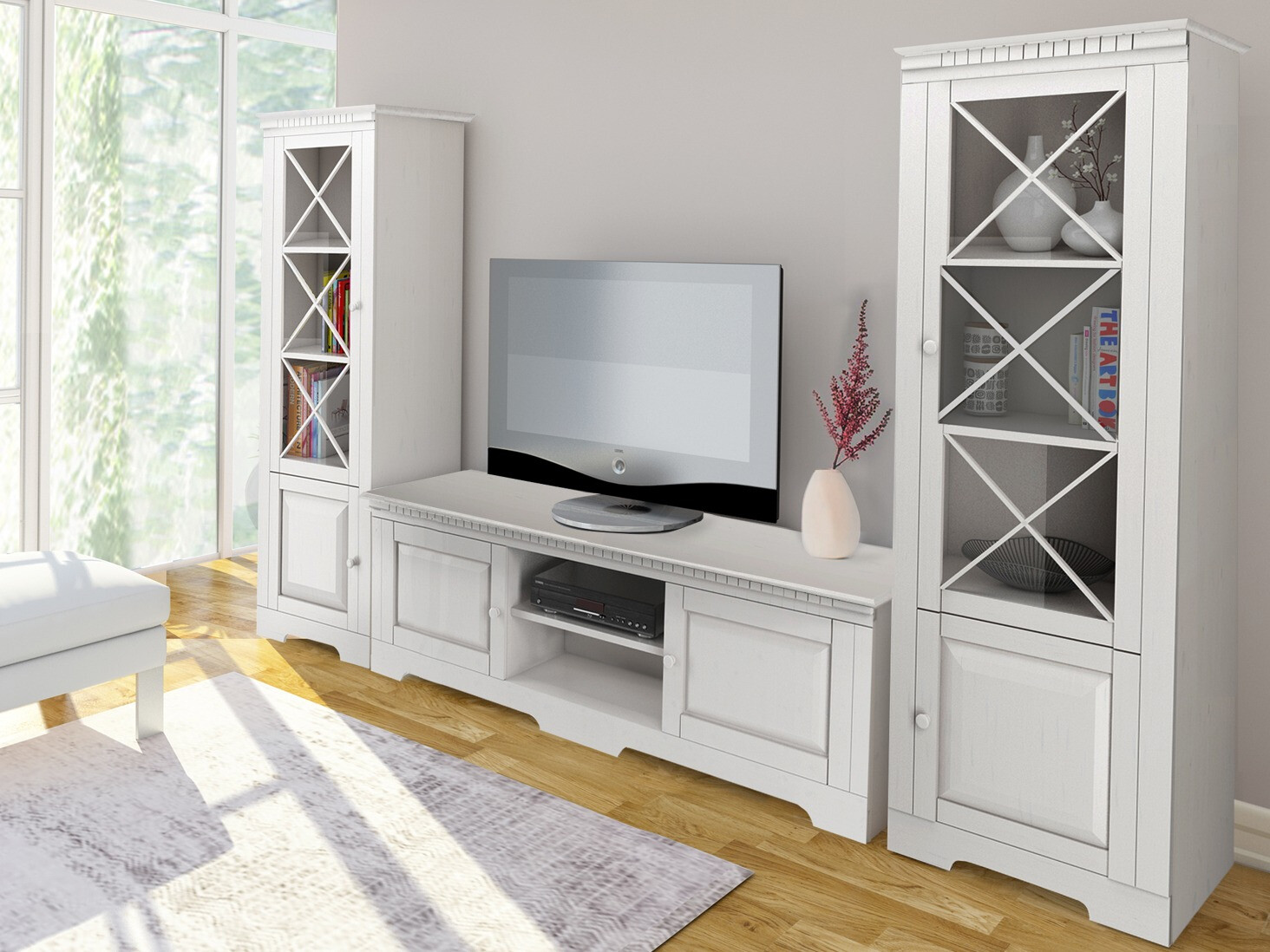 Conjunto de salón Cavfelo 112 (Blanco)