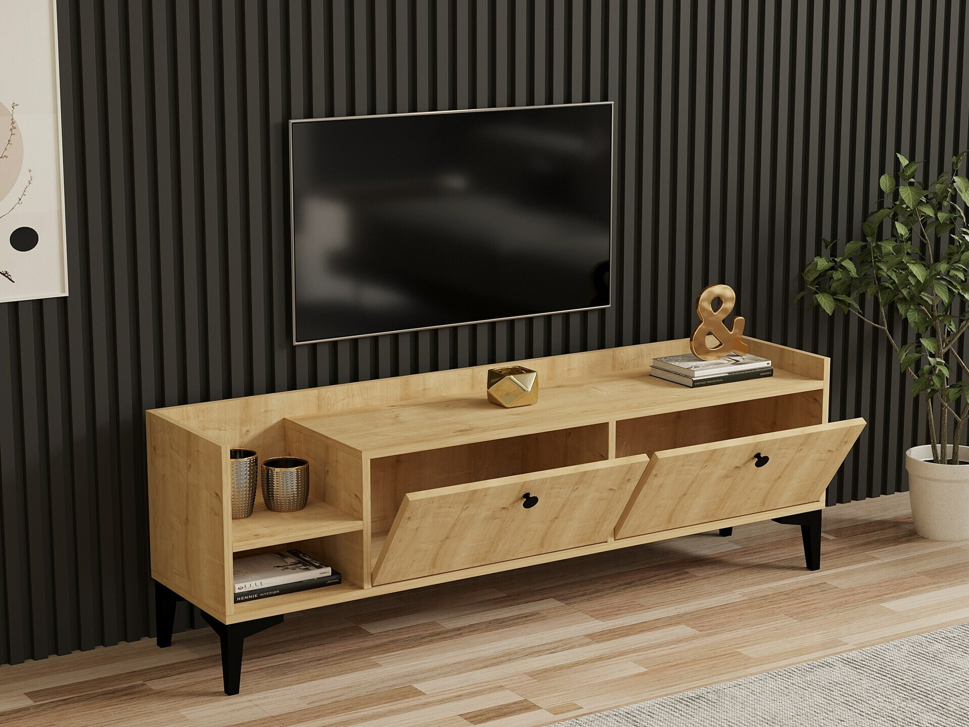 Mueble TV Kailua 2225 (Roble)