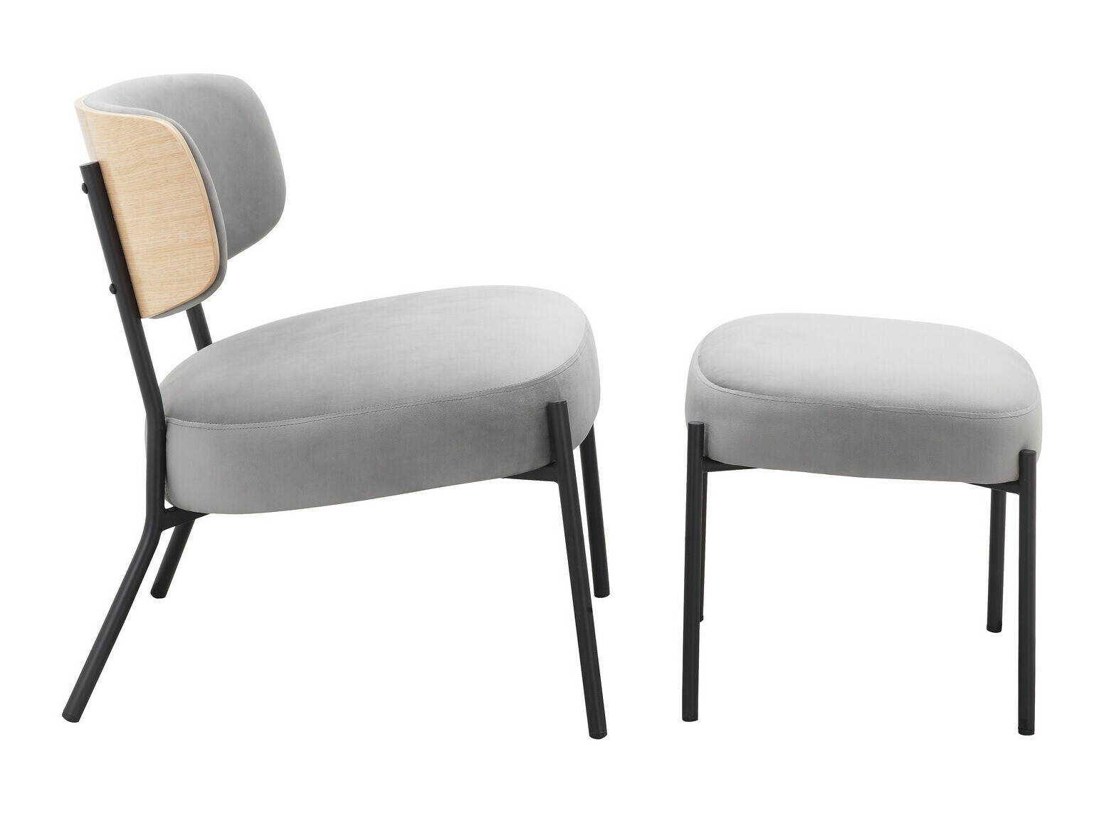 Sillón Denton 1341 (Gris claro)