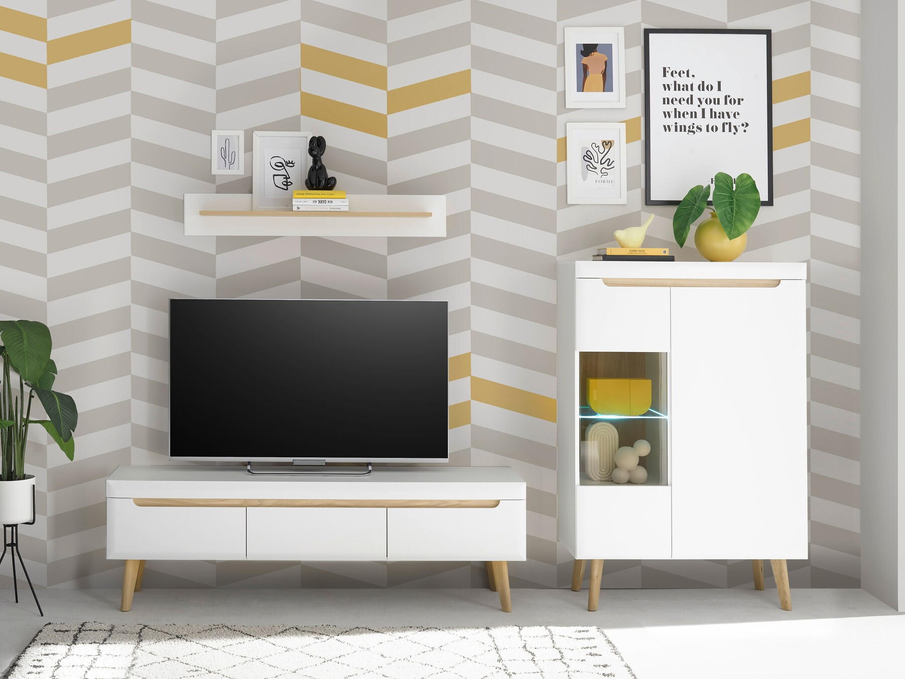 Conjunto de salón Vircava 113 (Blanco)