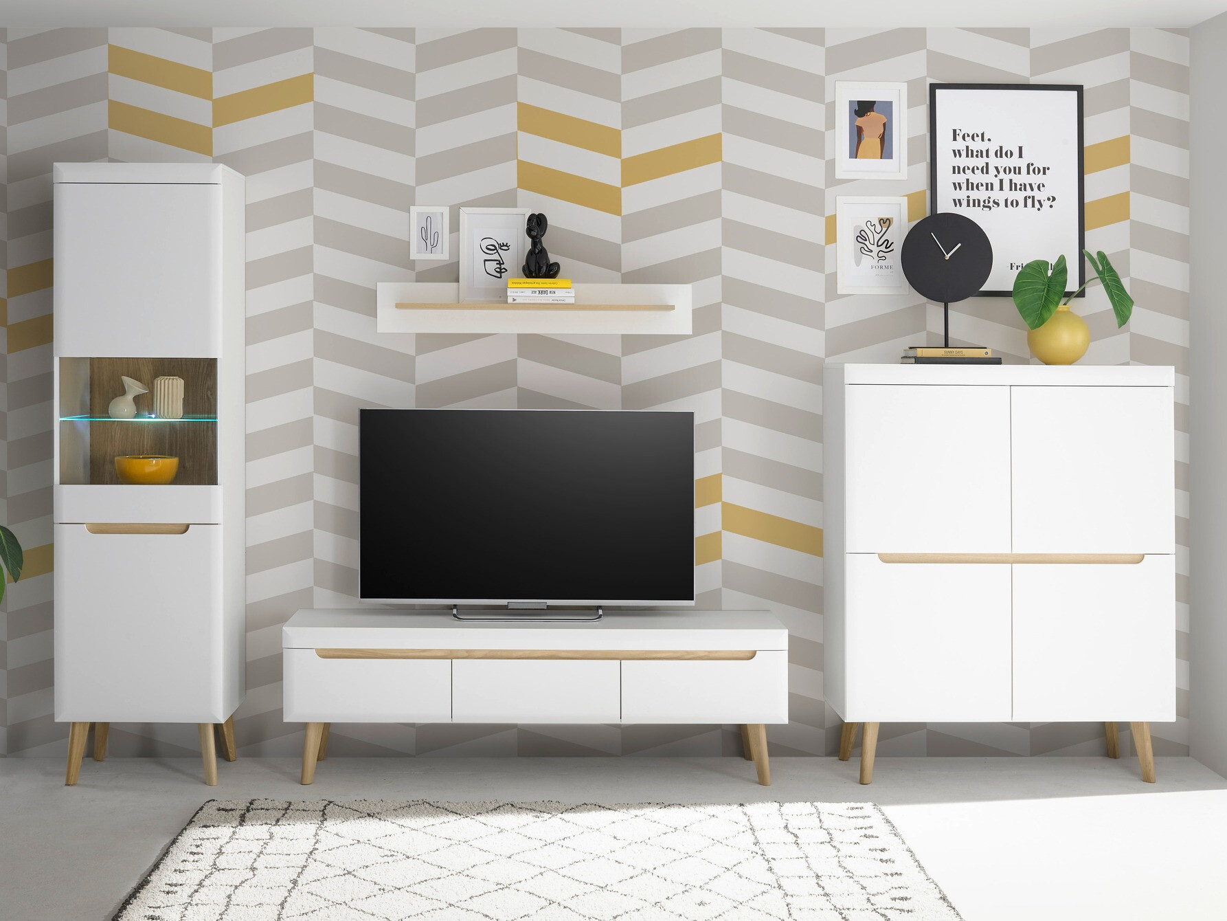 Conjunto de salón Vircava 114 (Blanco)