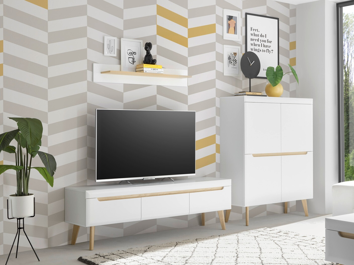 Conjunto de salón Vircava 116 (Blanco)