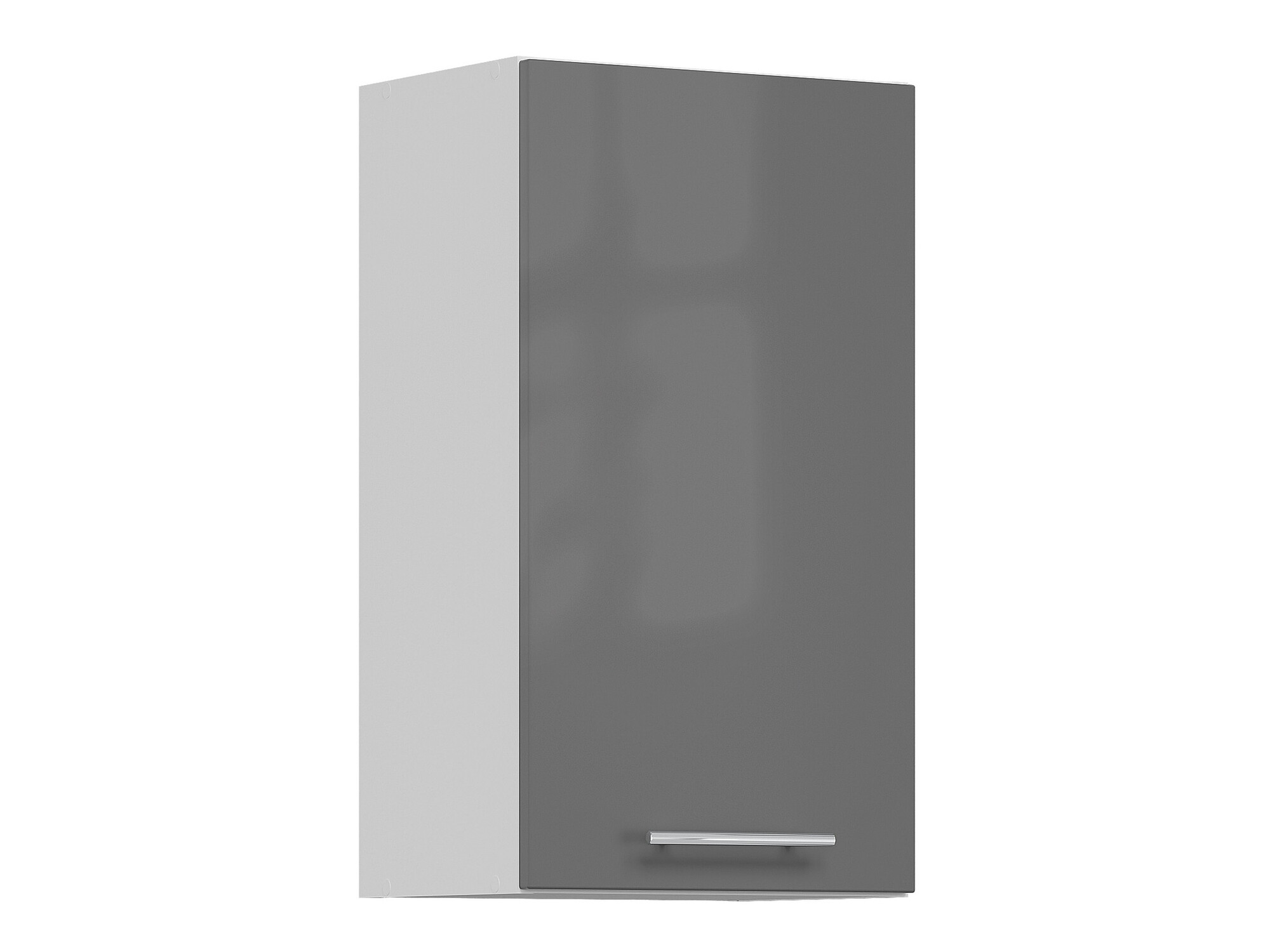 Armario de pared modular Glossy Grey 101