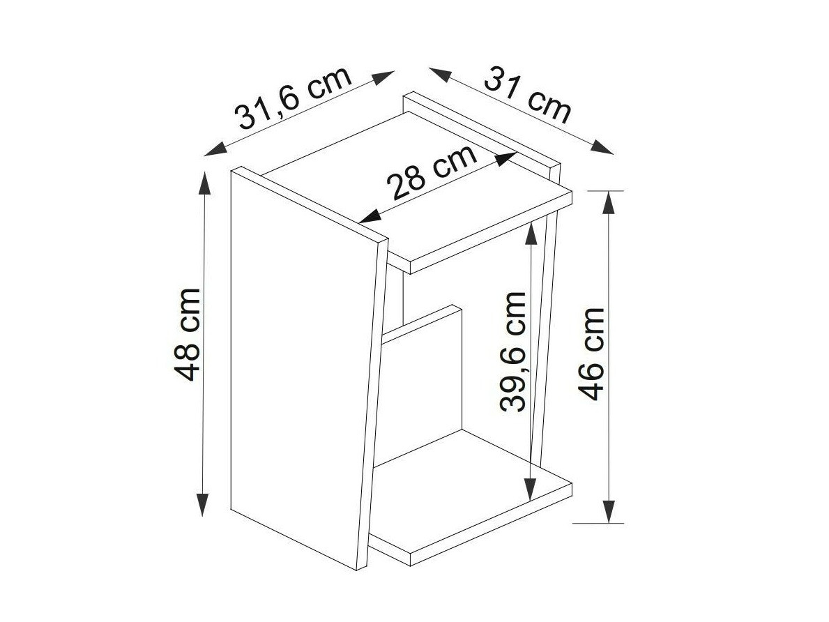 Mesa auxiliar Kailua 2241