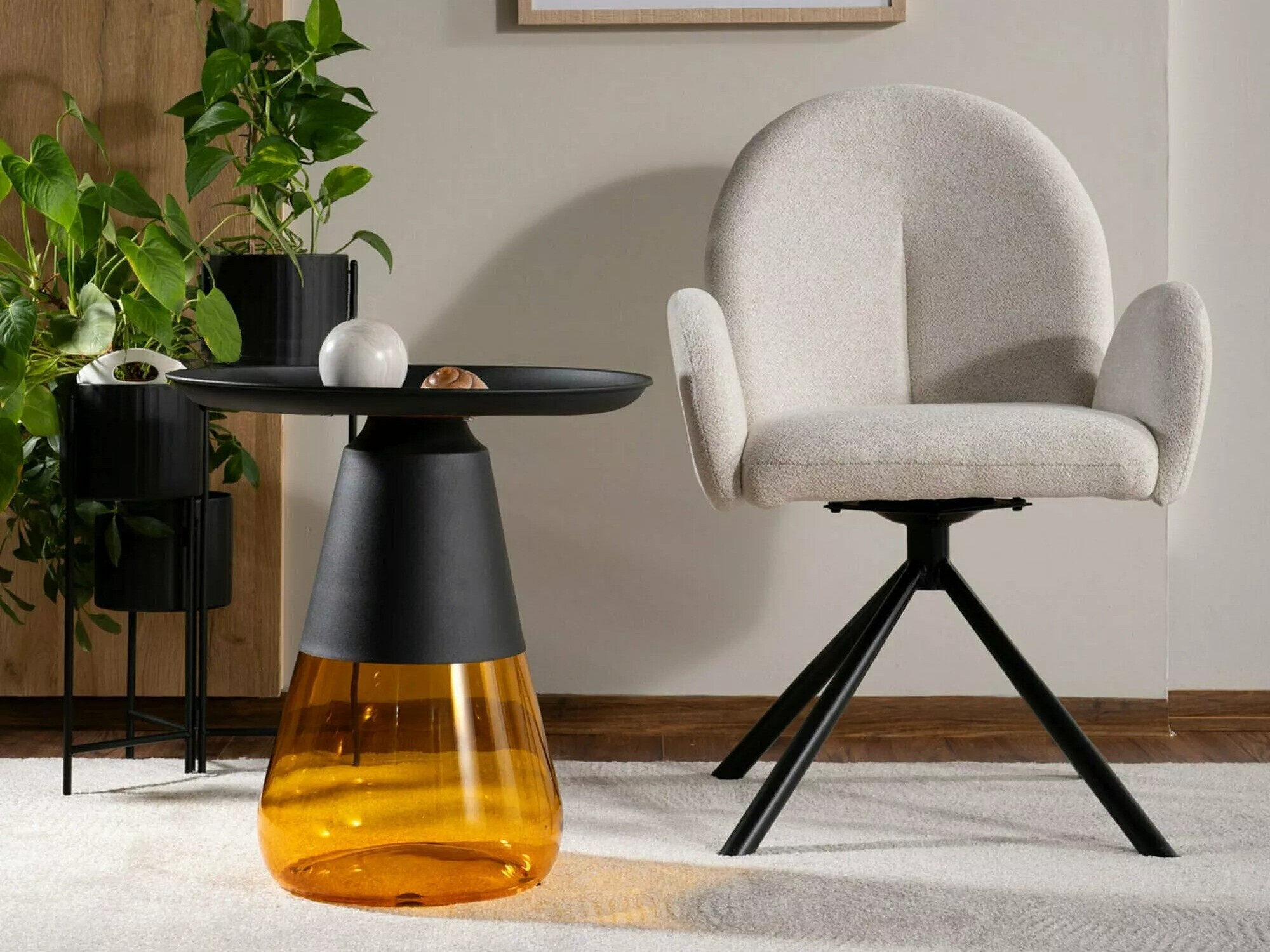 Silla Detroit 411 (Beige)