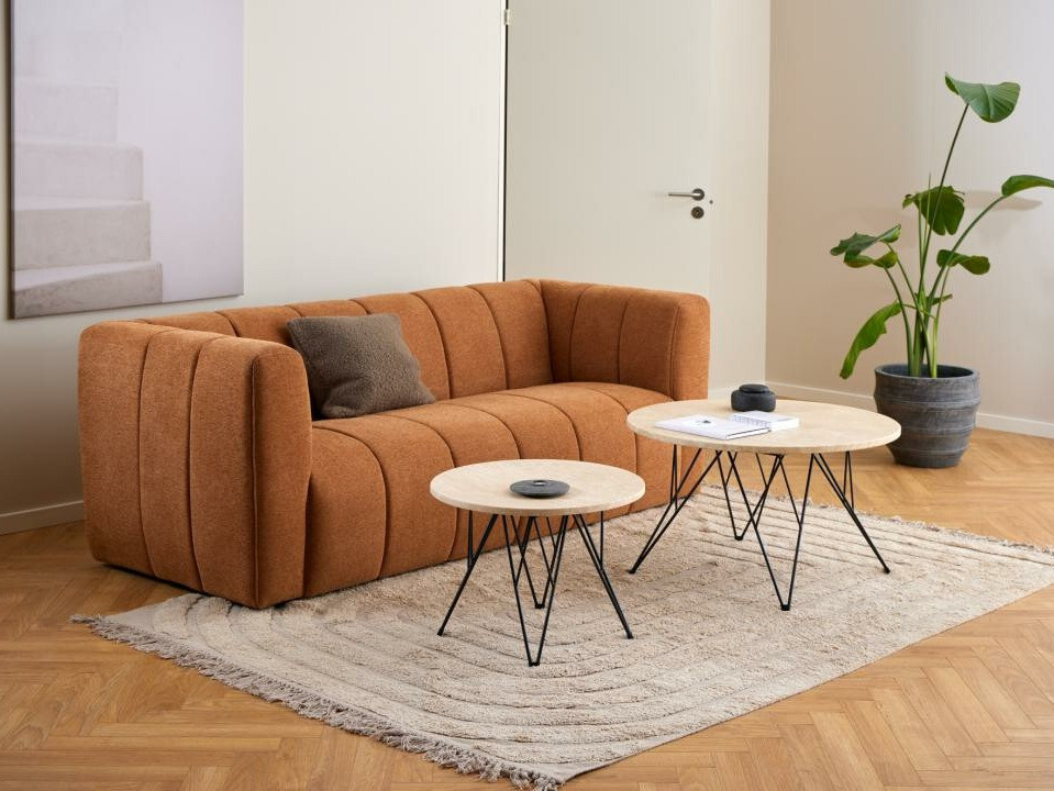 Mesa de centro Norsica 819 (Beige + Negro)